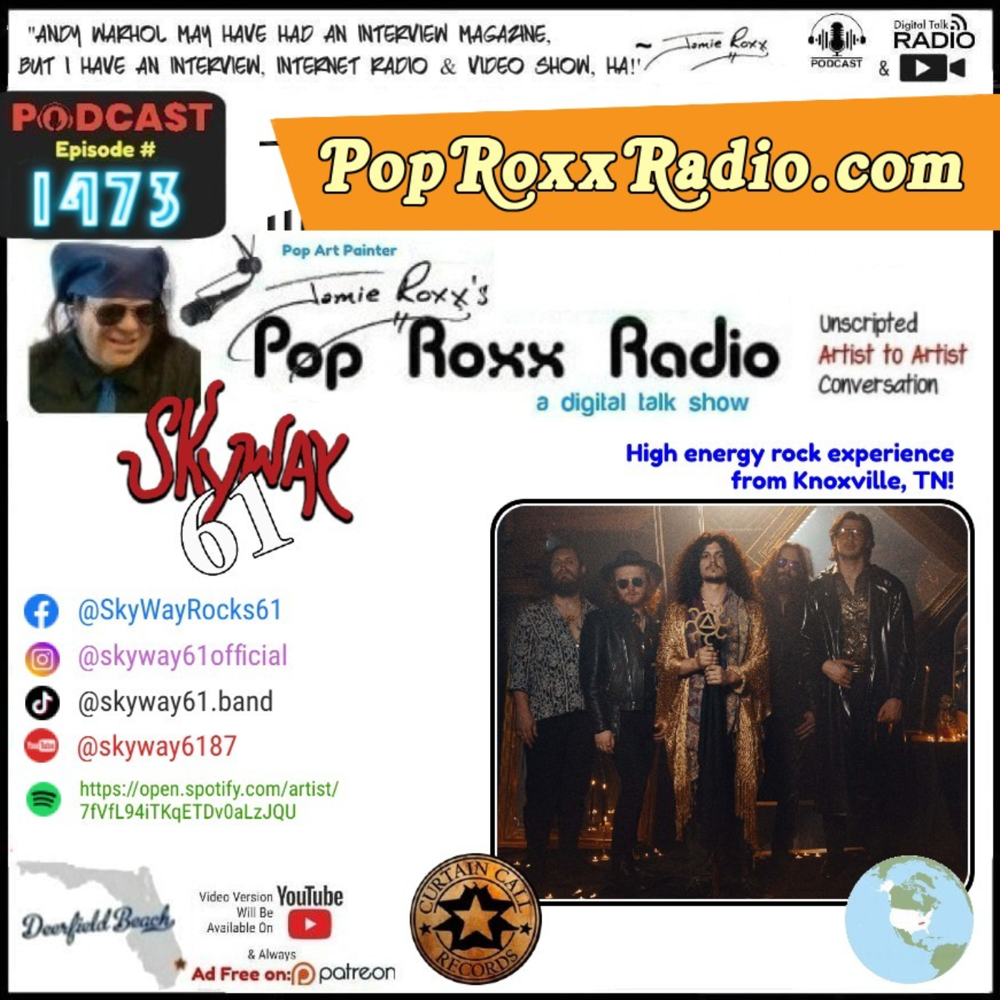 Jamie Roxx\'s Pop Roxx Radio Talk Show