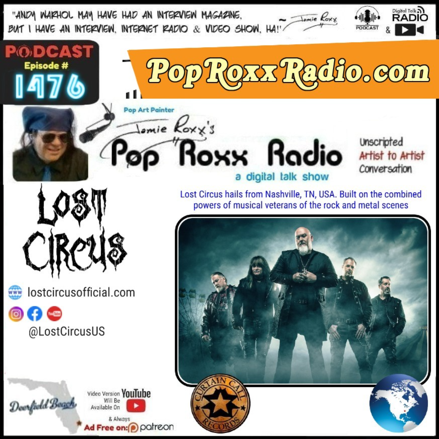 Jamie Roxx\'s Pop Roxx Radio Talk Show