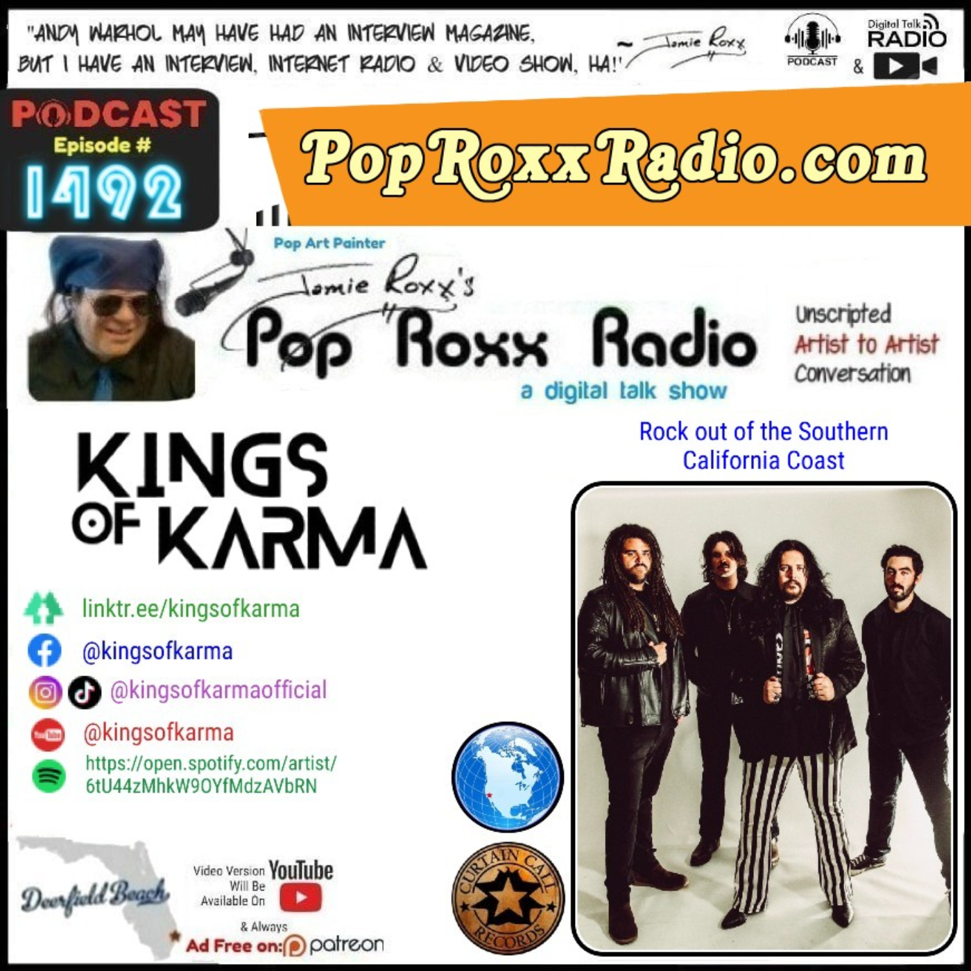 Jamie Roxx\'s Pop Roxx Radio Talk Show