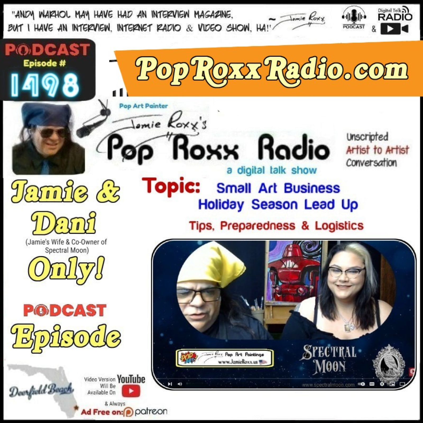 Jamie & Dani (Small Art Biz Holiday Season Lead Up, suggestions and advice)