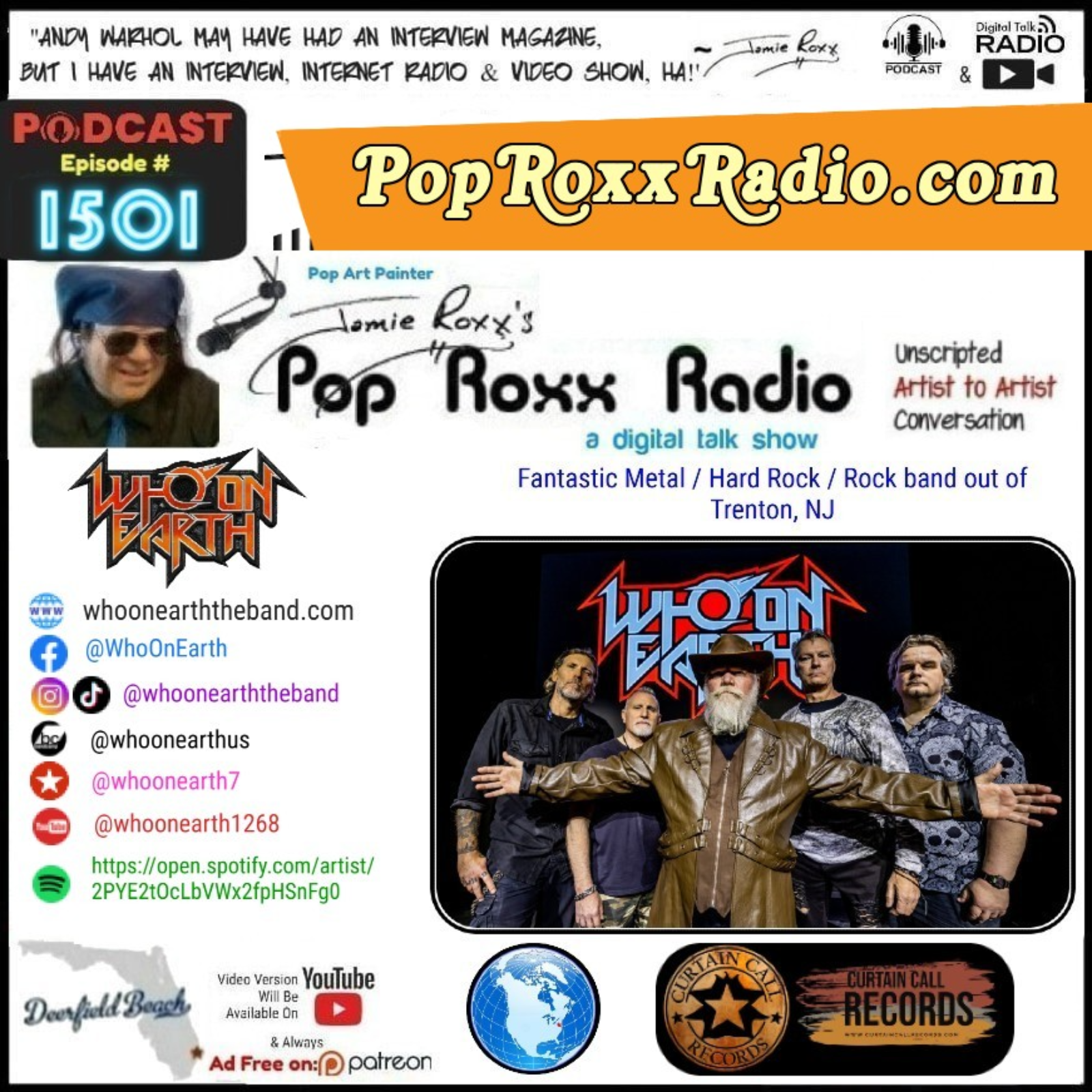 Jamie Roxx\'s Pop Roxx Radio Talk Show
