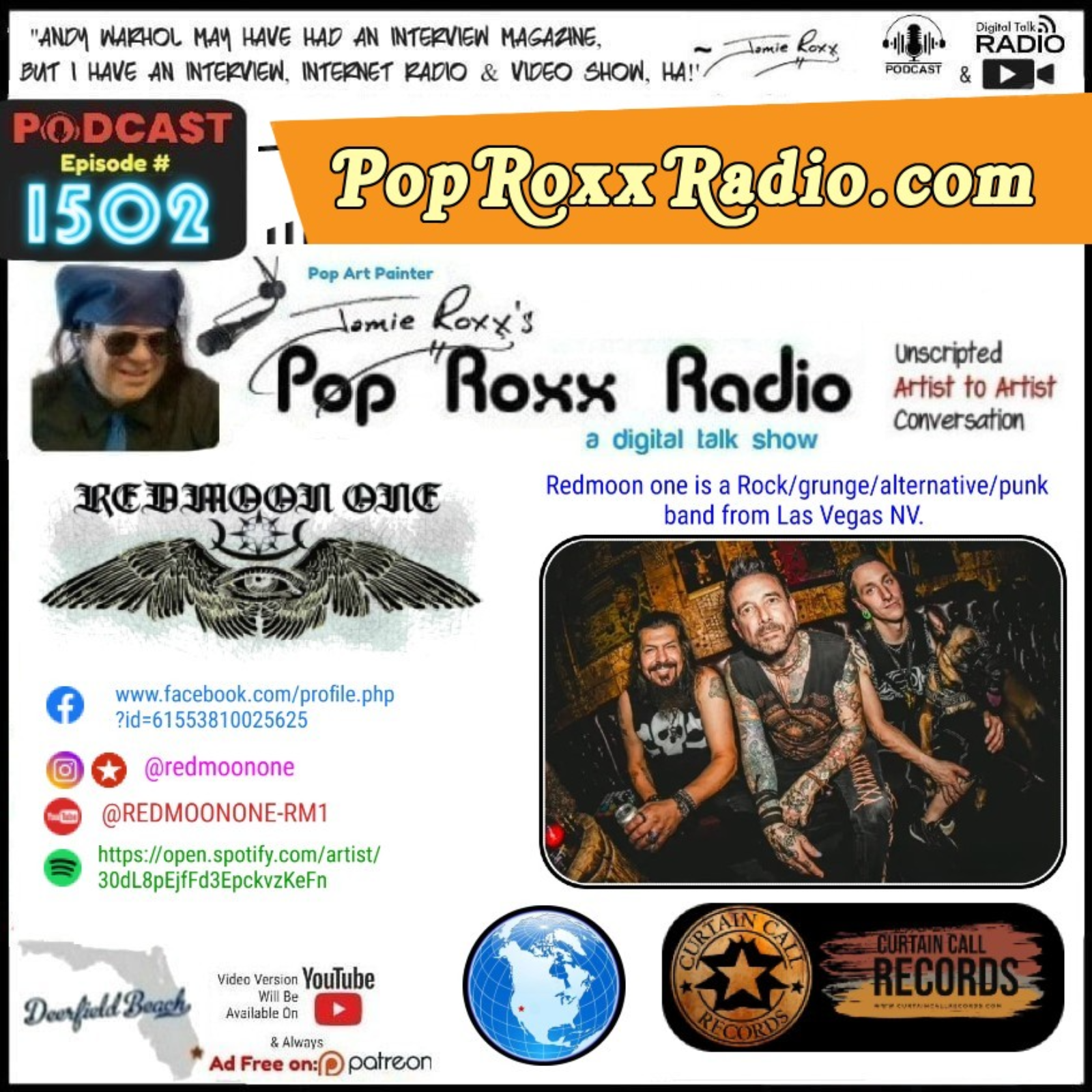 Jamie Roxx\'s Pop Roxx Radio Talk Show