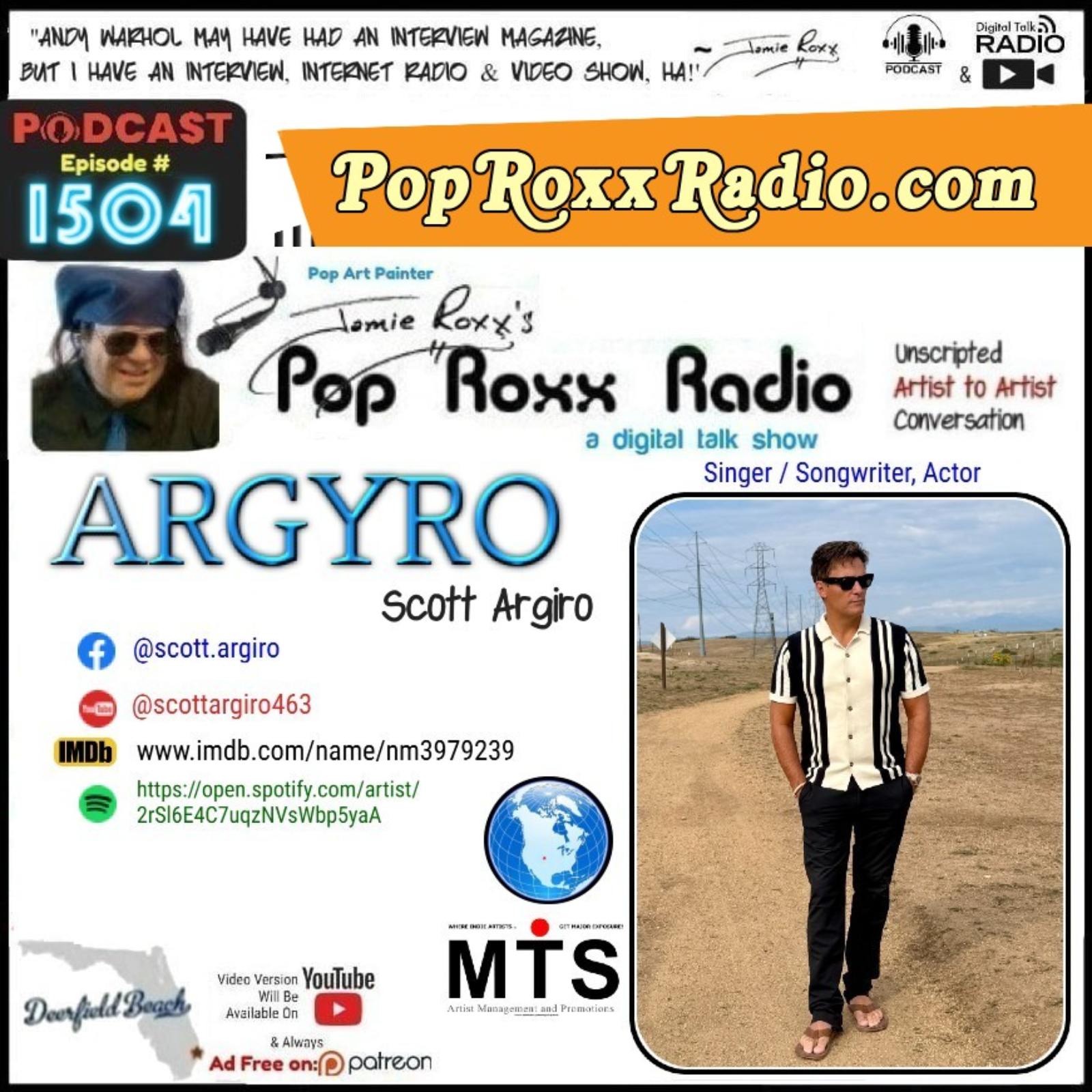 Jamie Roxx\'s Pop Roxx Radio Talk Show