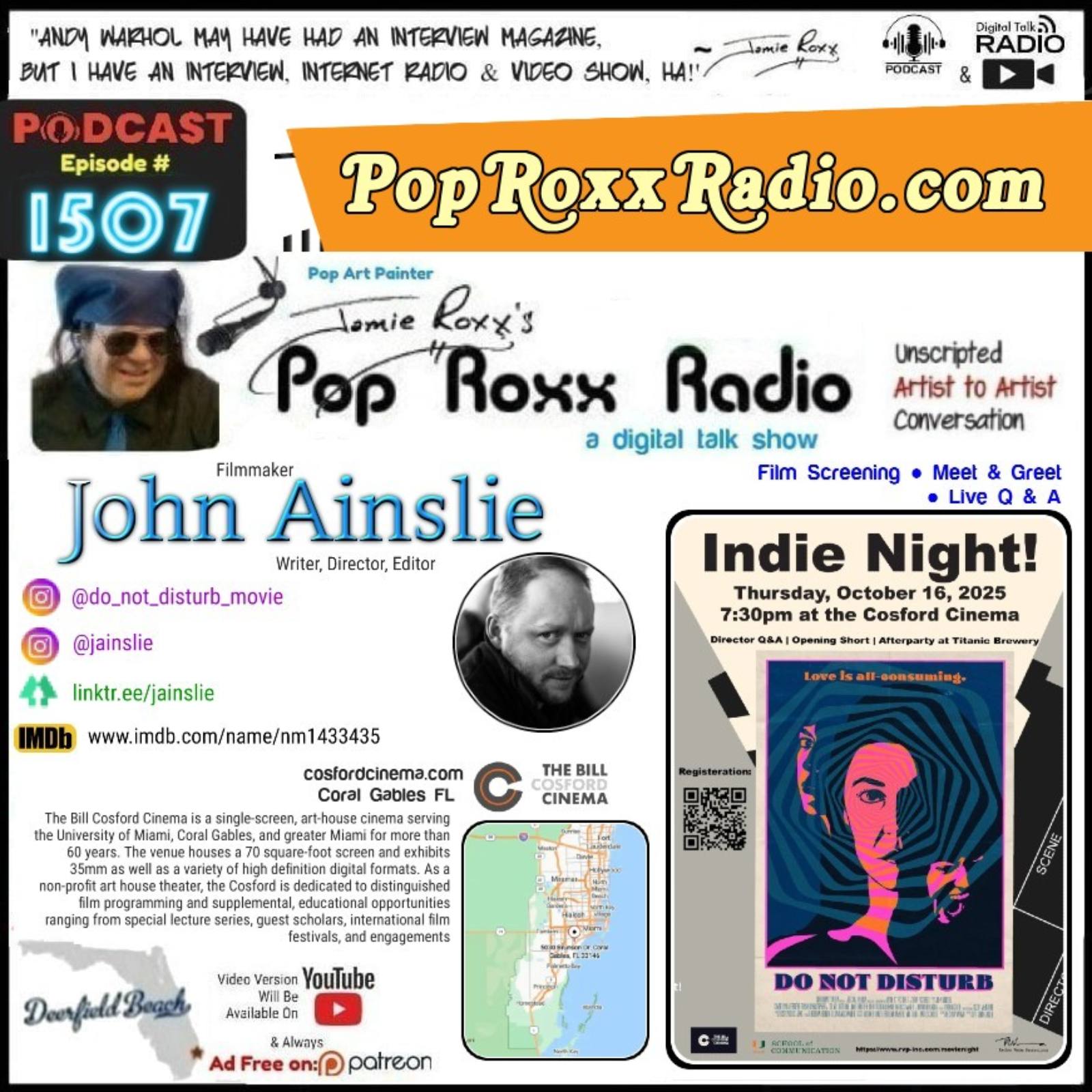 Jamie Roxx\'s Pop Roxx Radio Talk Show