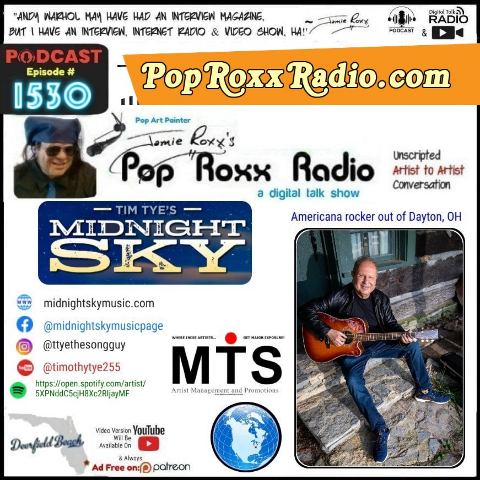 Jamie Roxx\'s Pop Roxx Radio Talk Show
