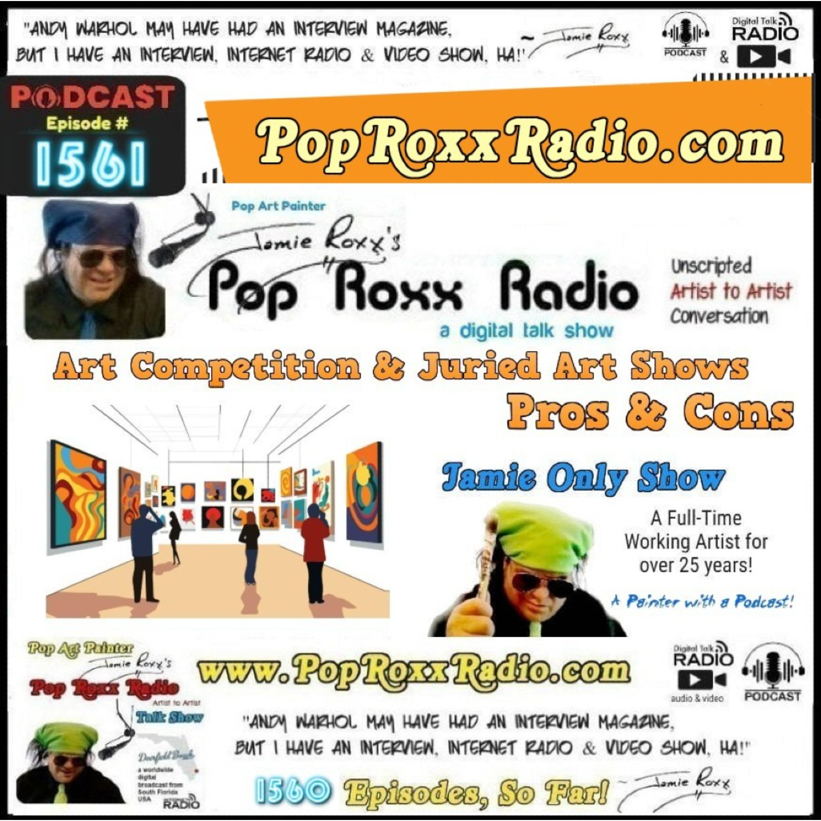 Jamie Roxx: Art Competitions & Juried Art Shows (Pros & Cons) at any level in the Art Biz episode artwork