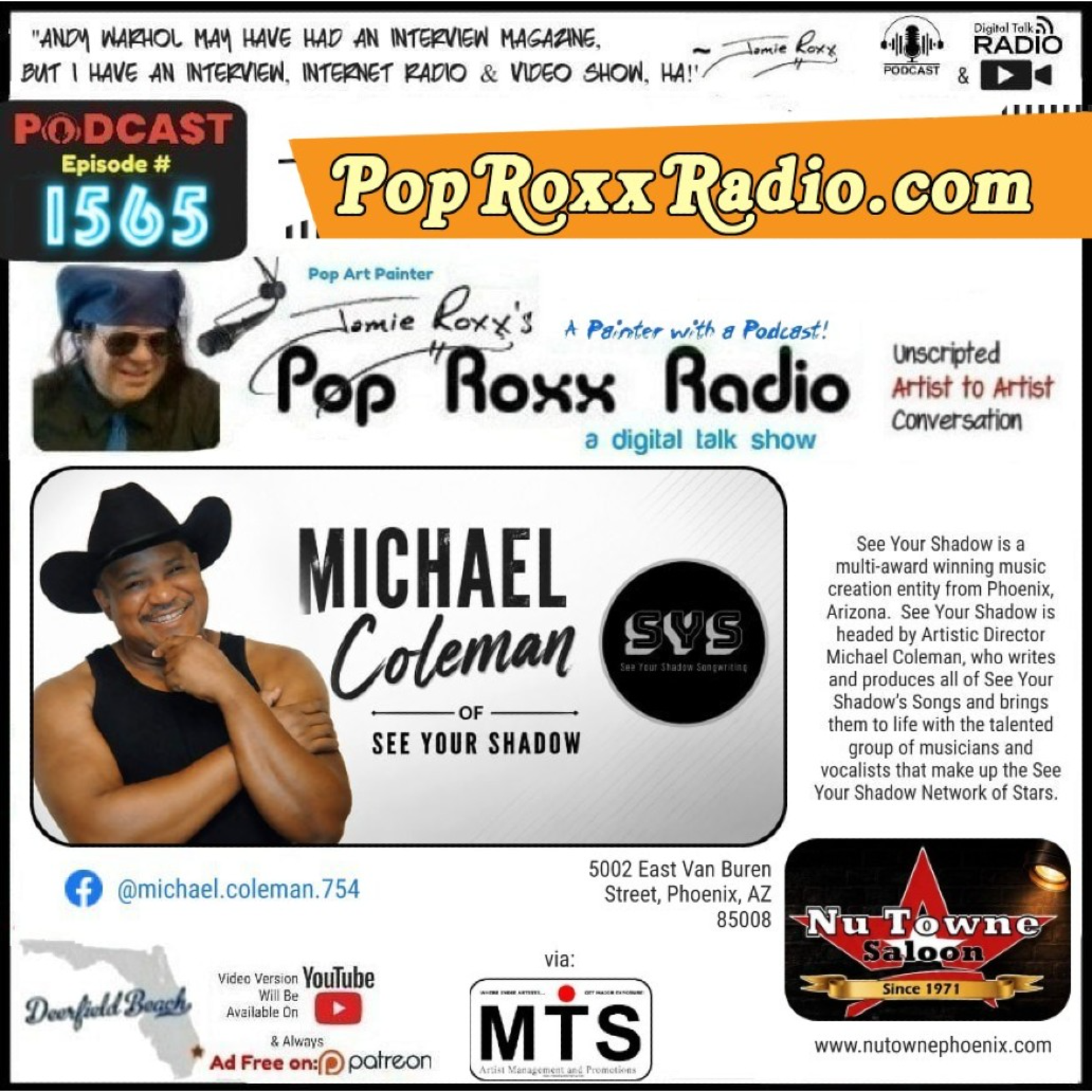 See Your Shadow's Artistic Director Michael Coleman episode artwork