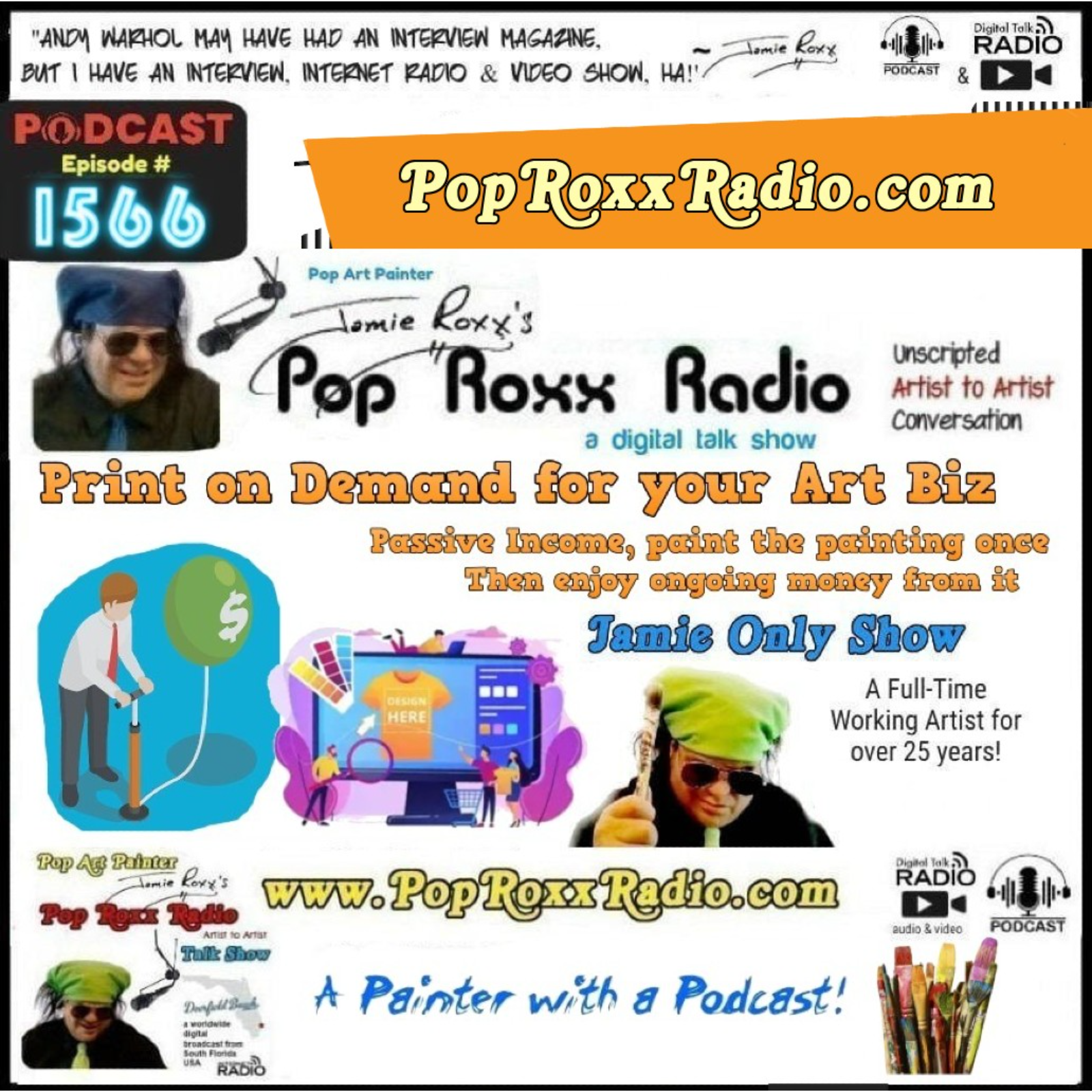 July 2026 Jamie Only, Print On Demand for Your Art Biz episode artwork