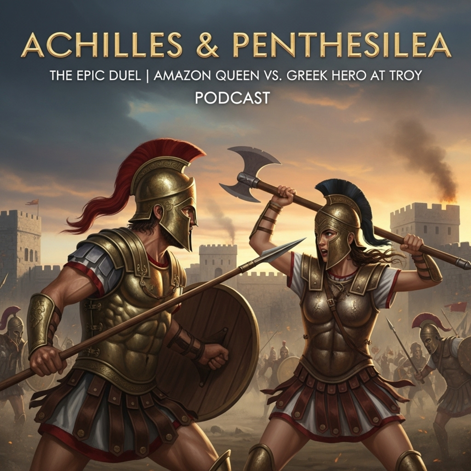 Achilles & Penthesilea: The Epic Duel | Amazon Queen vs. Greek Hero at Troy