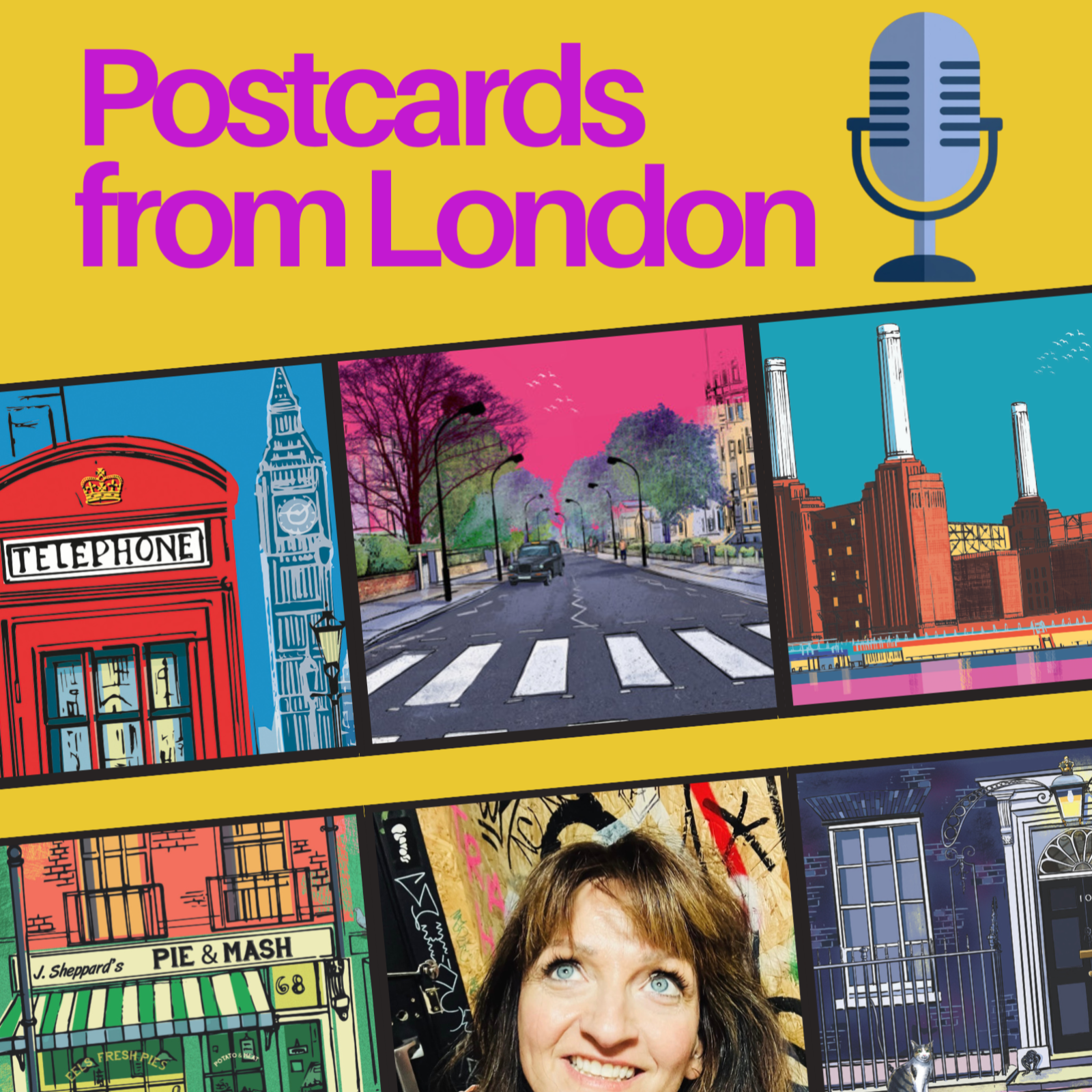 Postcards from London podcast artwork