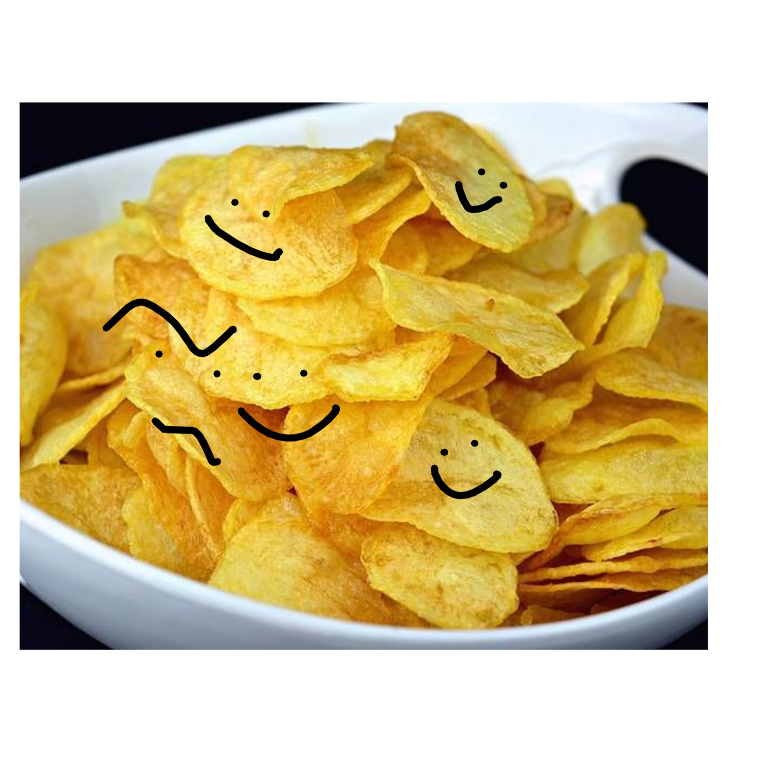 Potato chip podcast cover art