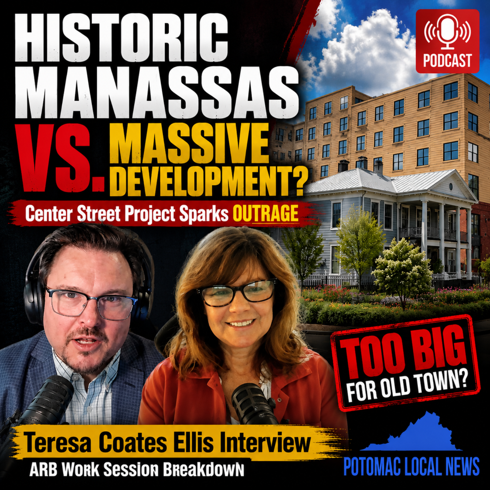 Manassas Residents Push Back on Massive Center Street Redevelopment episode artwork