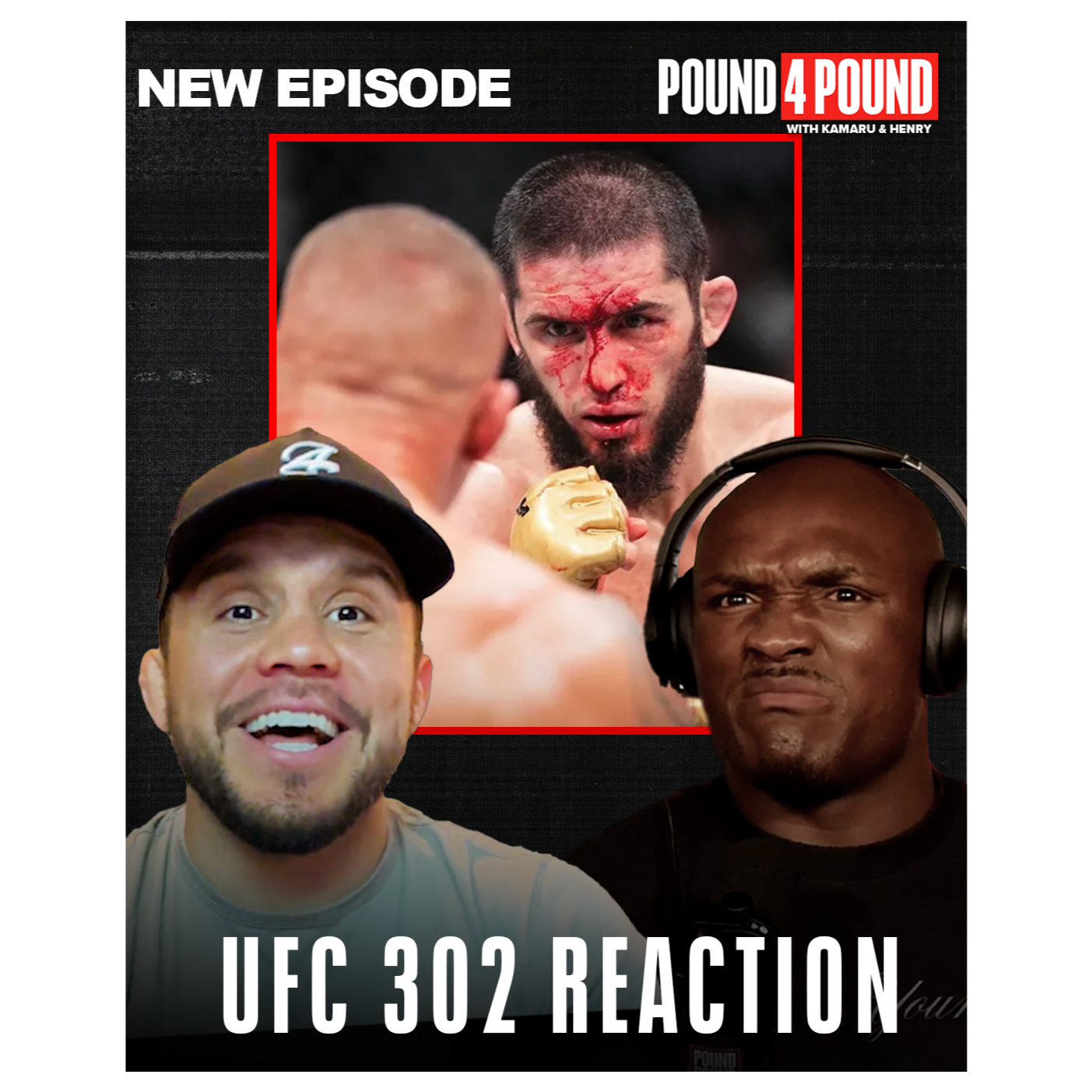 UFC 302 REACTION, Islam Makhachev vs. Dustin Poirier, Sean Stickland vs. Paulo Costa, Mike Tyson vs Jake Paul Postponed || Pound 4 Pound Kamaru Usman & Henry Cejudo