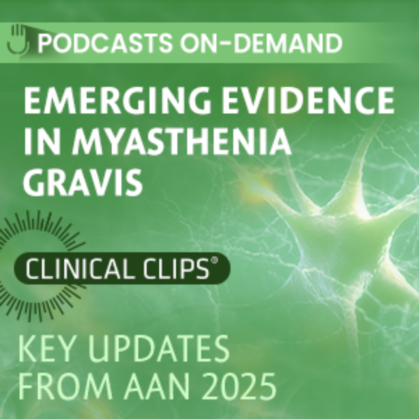 Episode 13 - Emerging Evidence in Myasthenia Gravis: Key Updates from AAN 2025 episode artwork