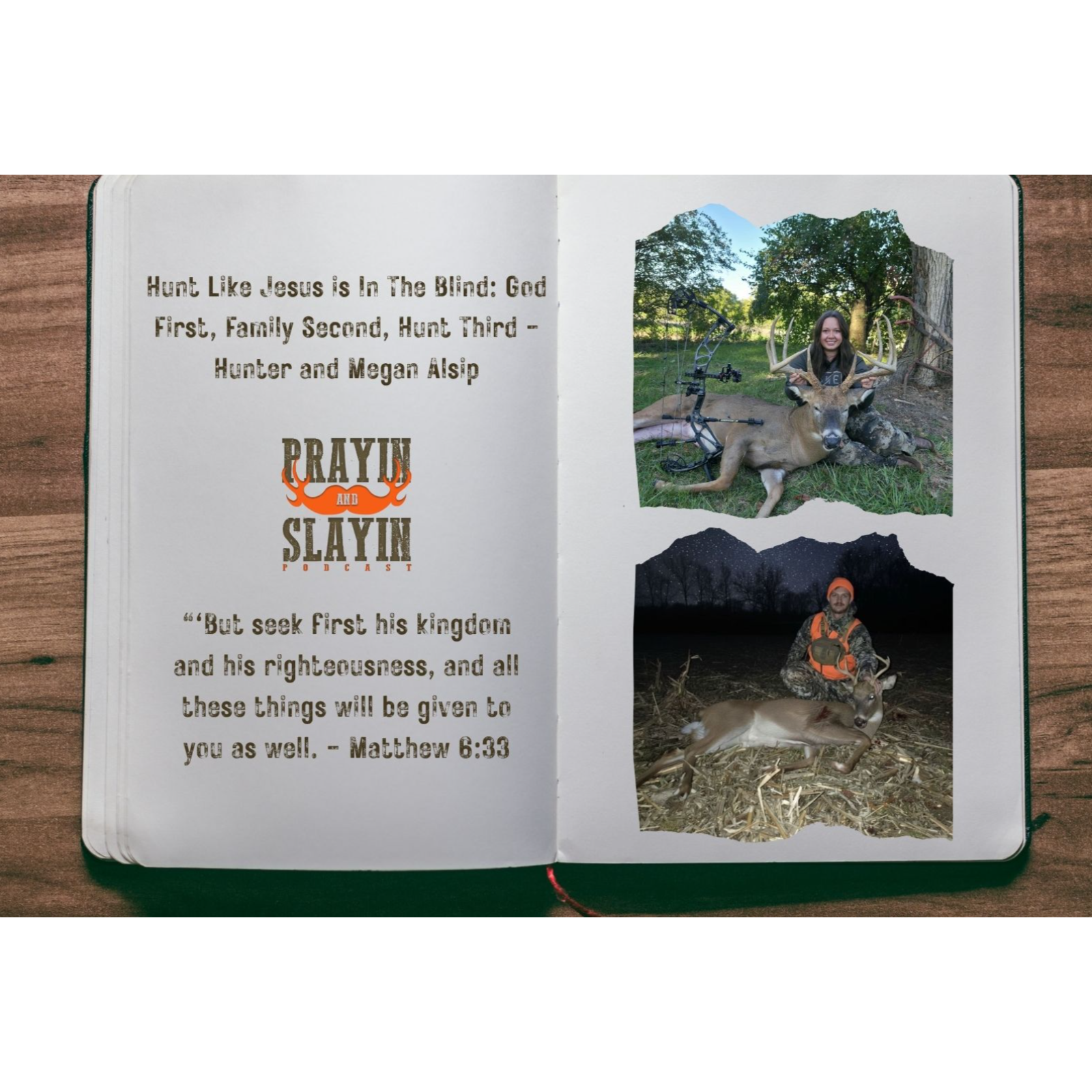 Hunt Like Jesus is In The Blind: God First, Family Second, Hunt Third - Hunter and Megan Alsip episode artwork
