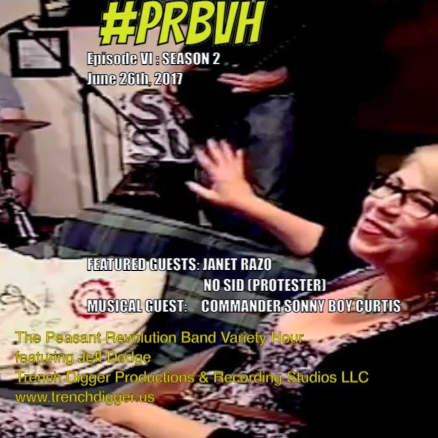 The Peasant Revolution Band Variety Hour with host Jeff Dodge