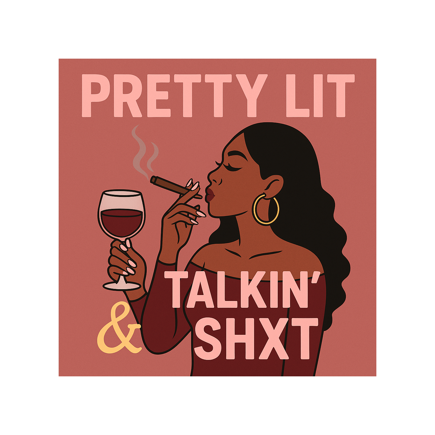 Pretty Lit & Talkin’ Shxt podcast artwork