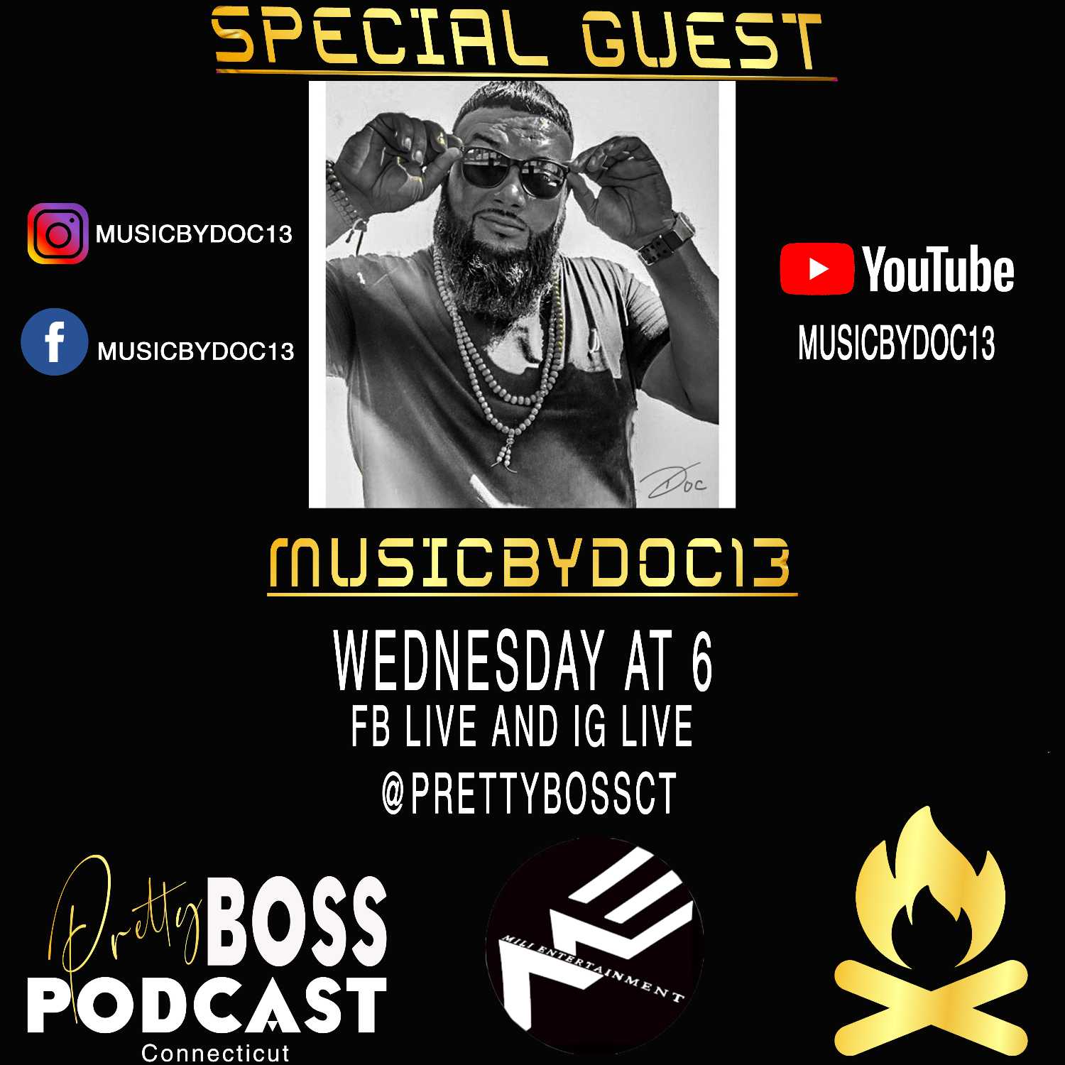 PrettyBoss Podcast Ladies from CT music industry interview artists & discuss life