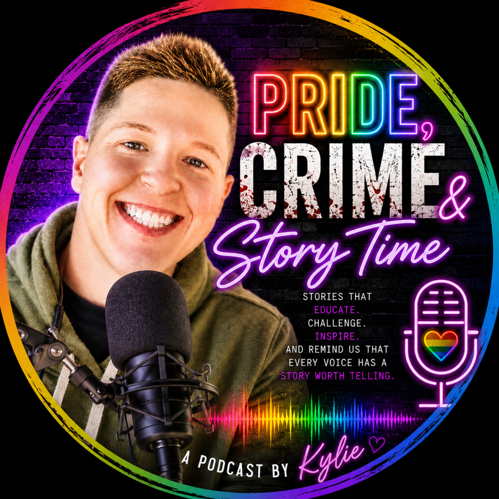 PRIDE, Crime & Story Time podcast artwork