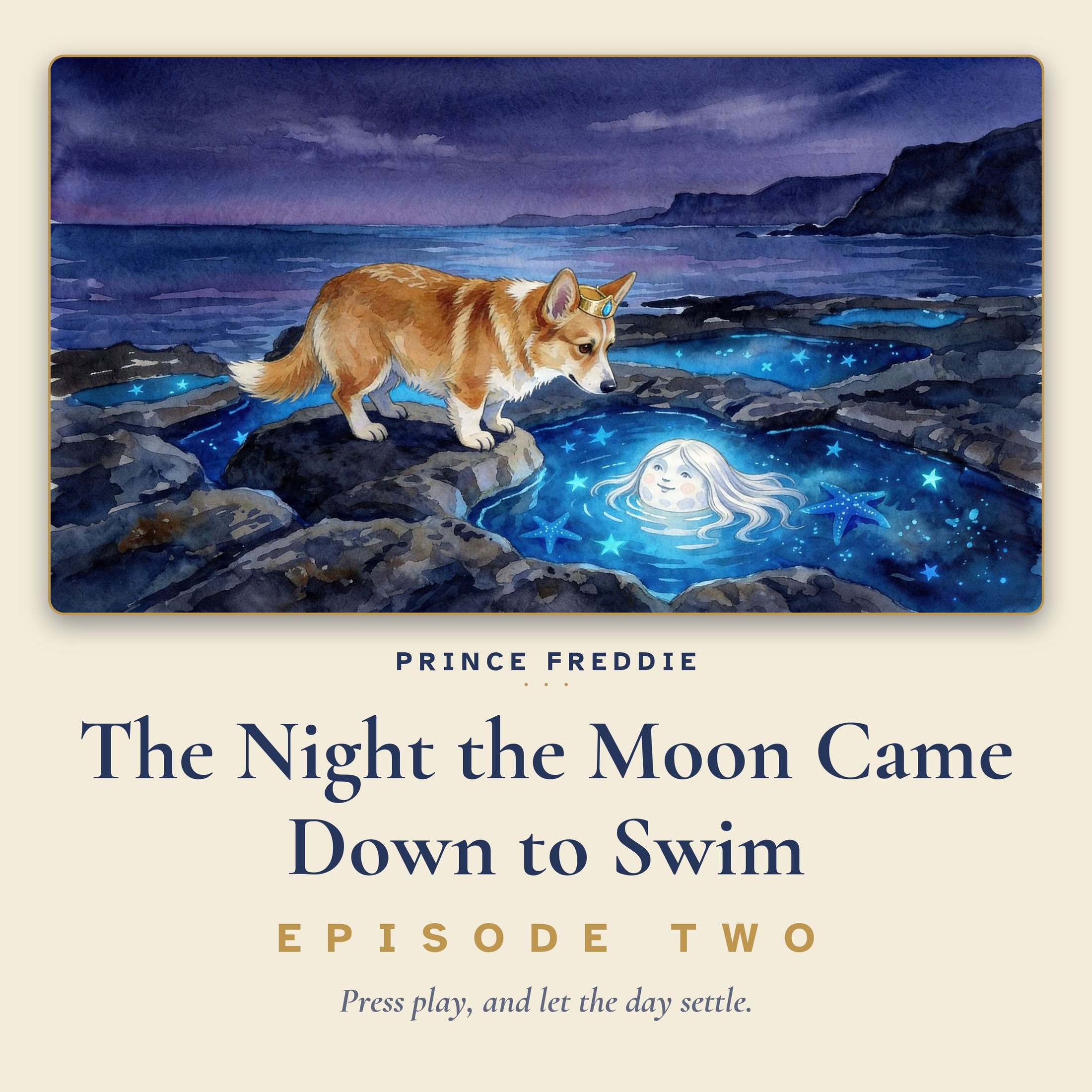 For When Your Thoughts Race at Night 🌙 The Night the Moon Came Down to Swim episode artwork