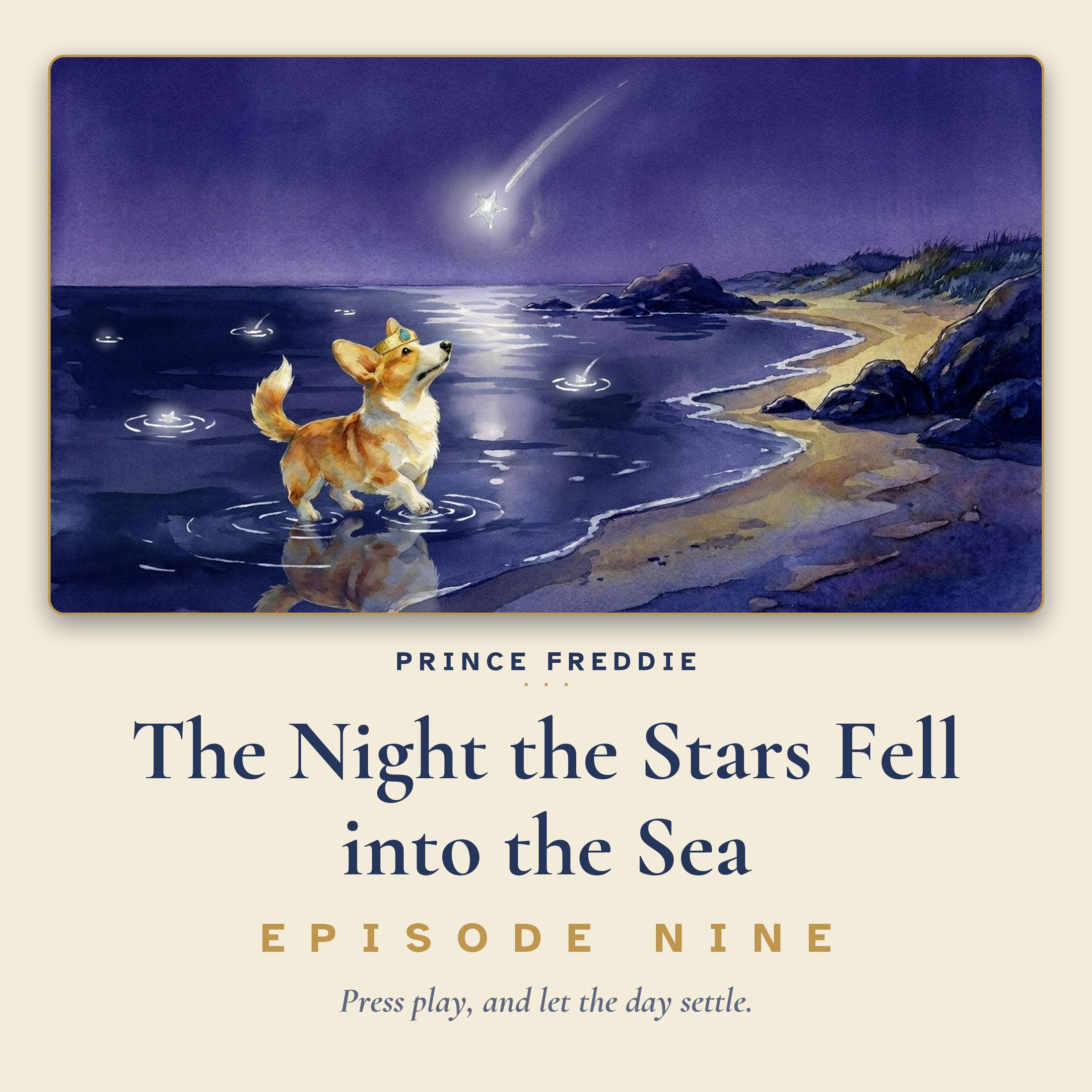 A Sleep Story for a Racing Mind 🌙 The Night the Stars Fell into the Sea episode artwork