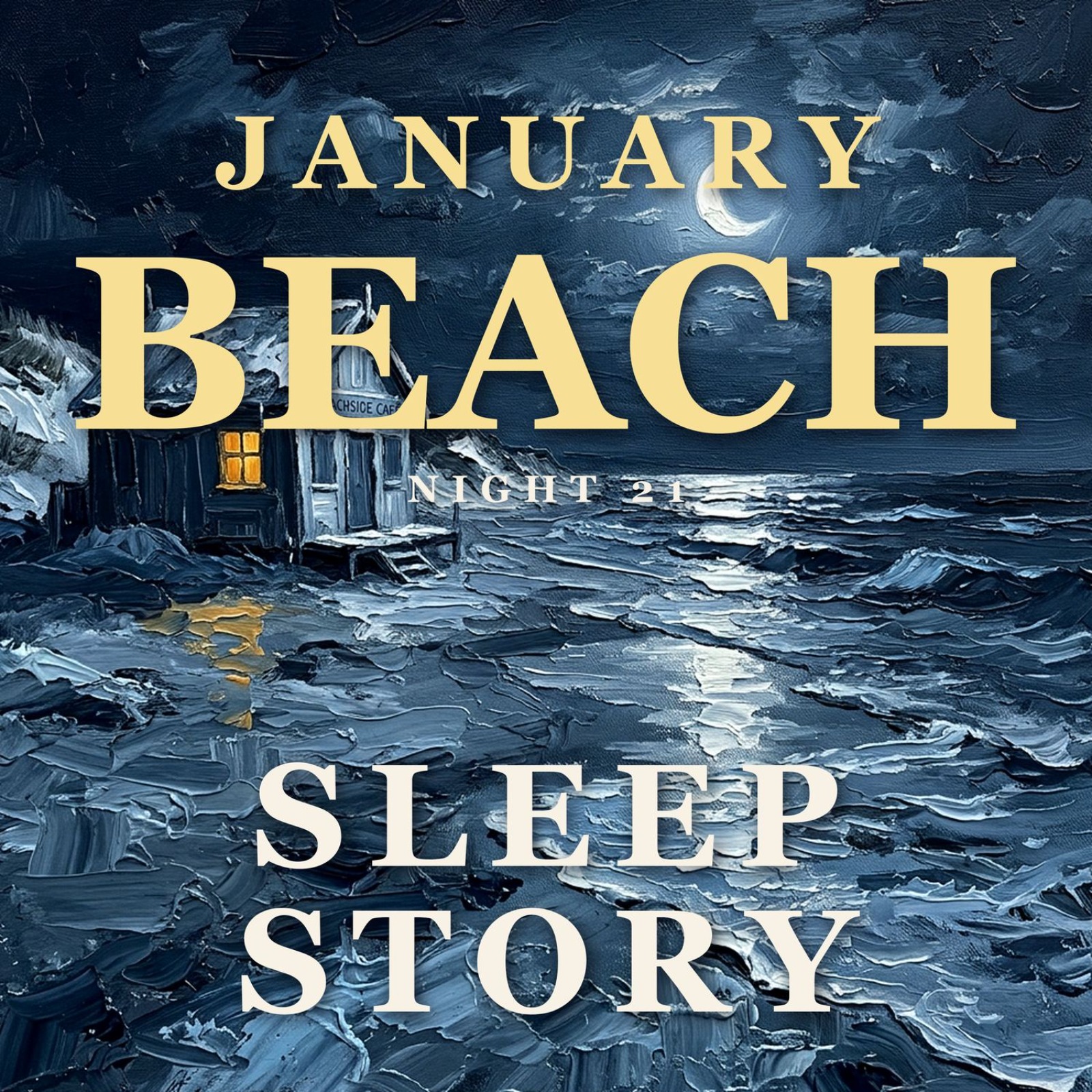 The Beach in January, Night 21 | A Cozy Sleep Story with Ocean Waves episode artwork