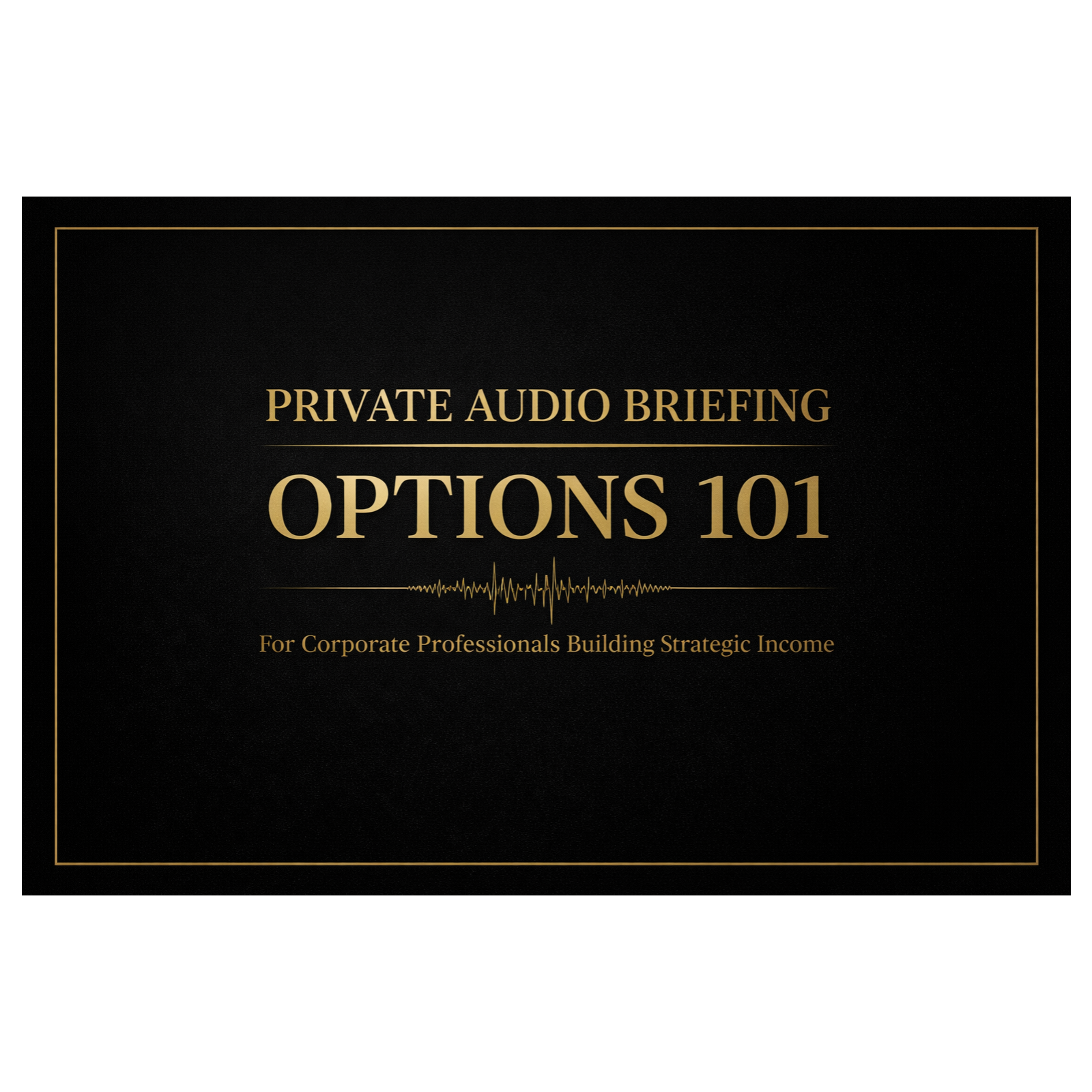 Private Briefing Audio - Options 101