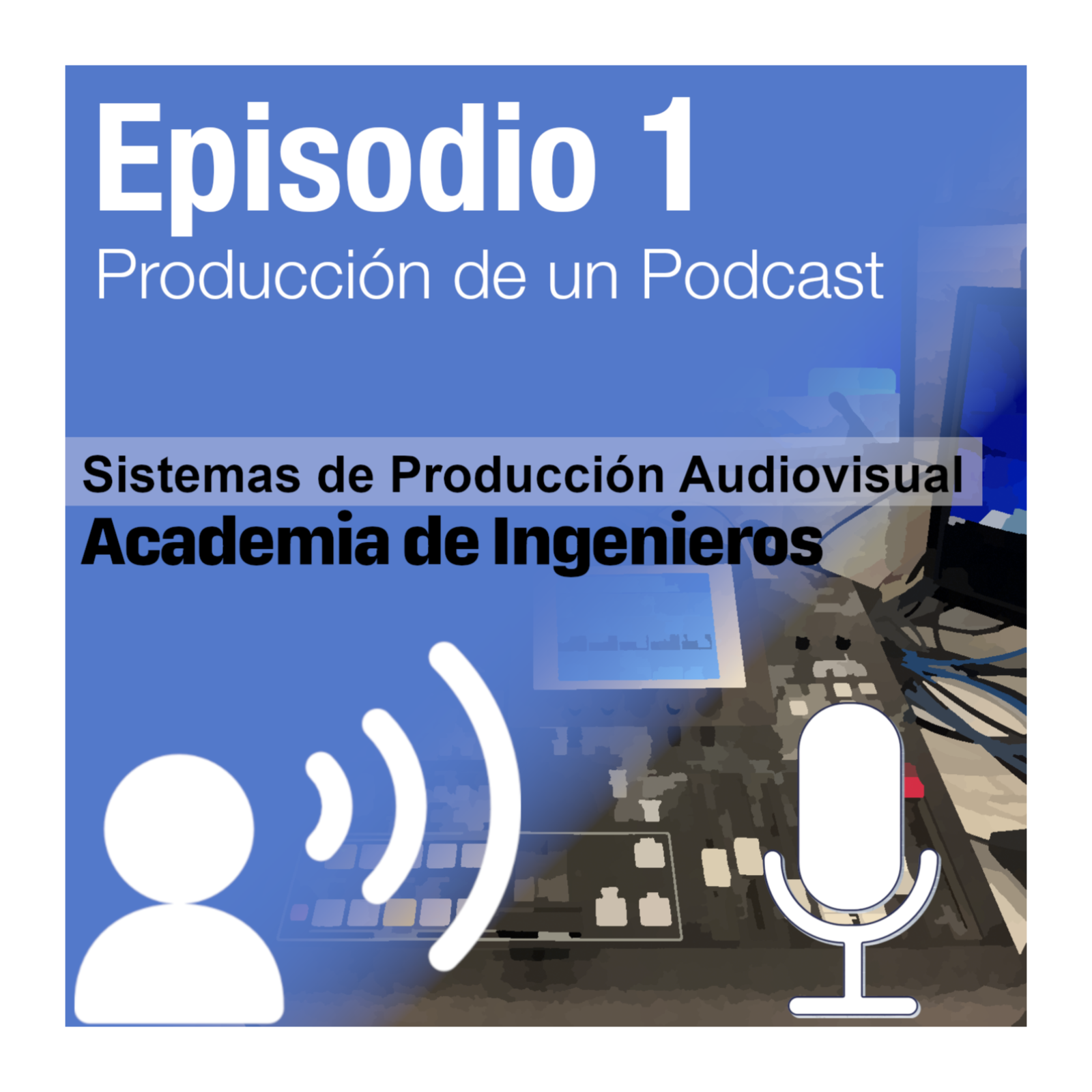 Producción de un pódcast podcast artwork