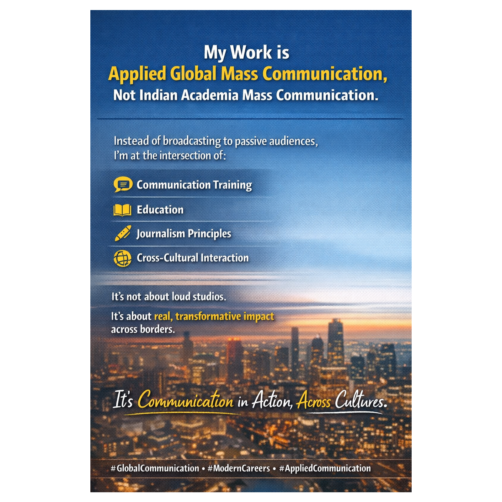 “Professional Communication Isn’t About English – It’s About Impact” cover art