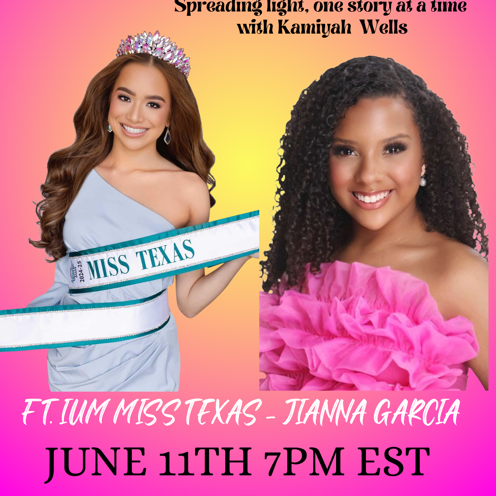 P.I.K -Spreading light, one story at a time FT. Jianna Garcia – IUM TEXAS MISS 2025
