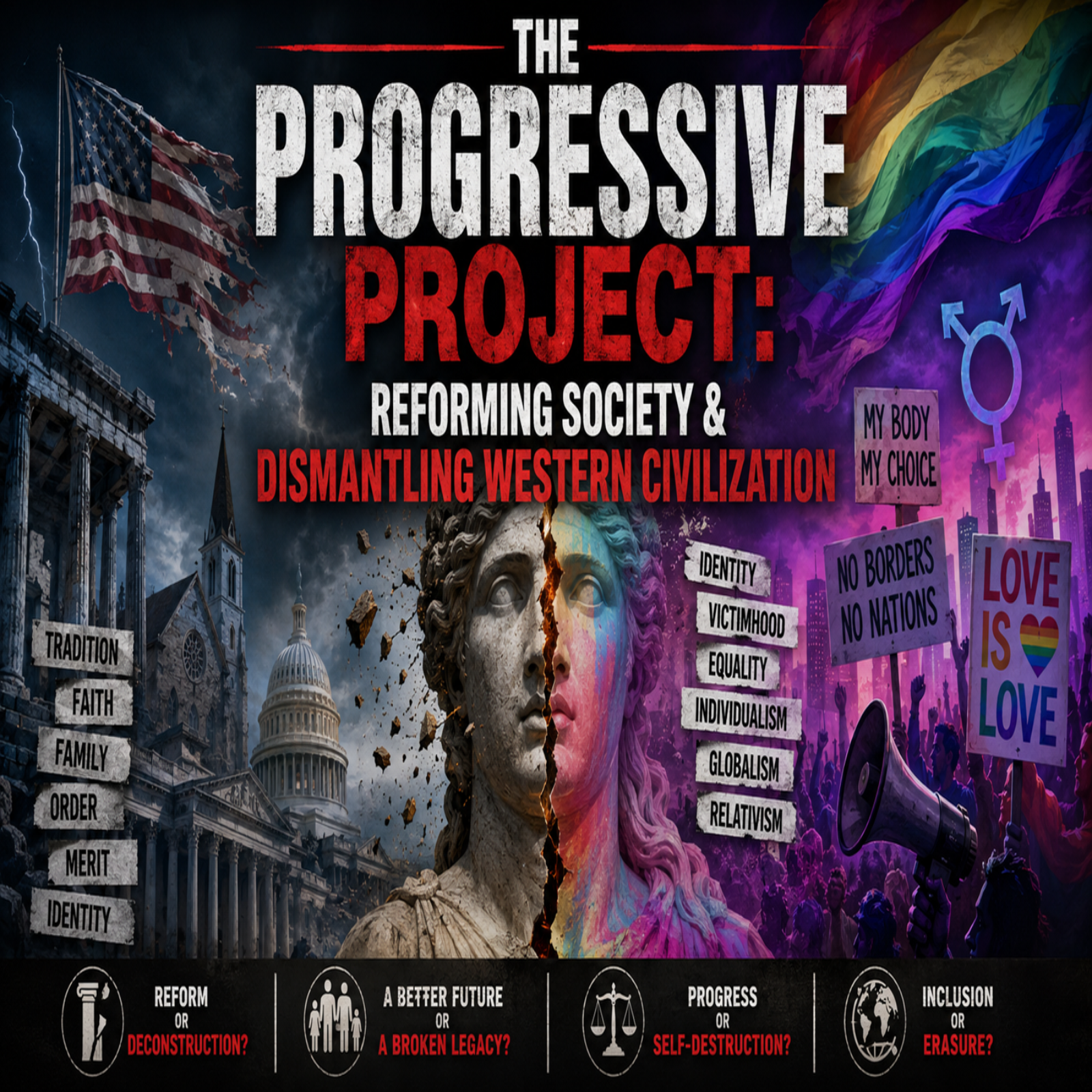 The Progressive Project Reforming Society & Dismantling Western Civilization episode artwork