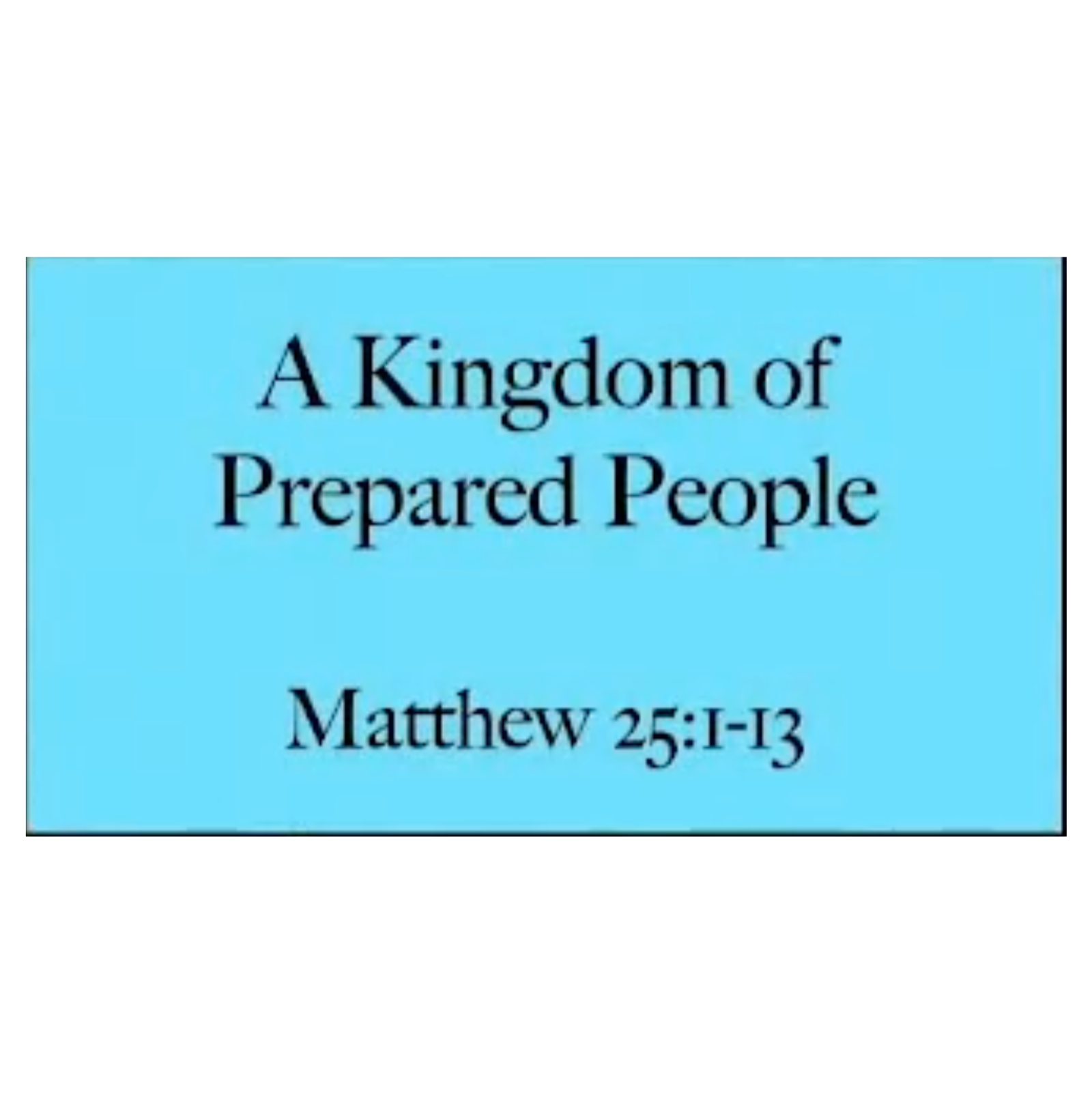A Kingdom of Prepared People, June 14th, 2026 episode artwork