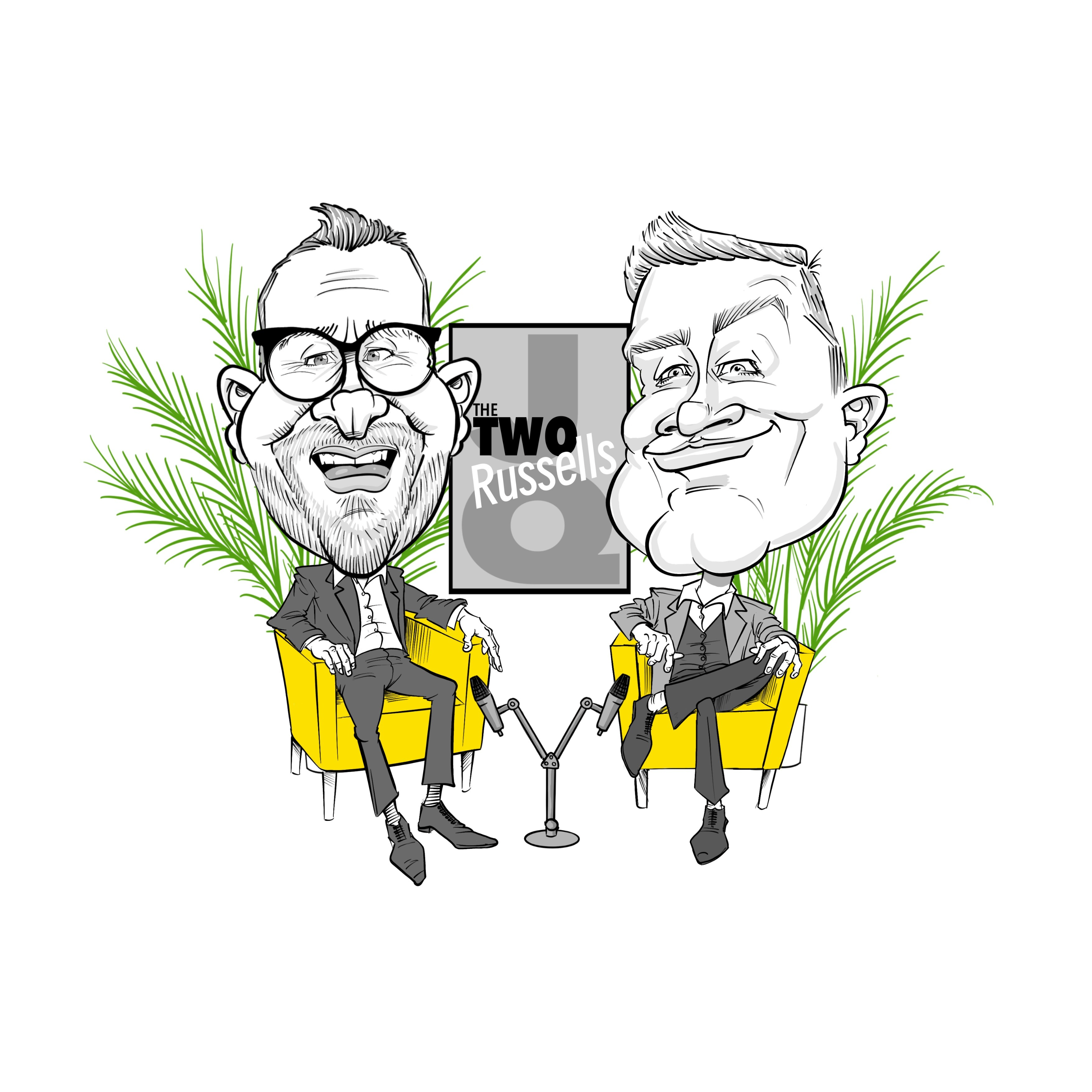 The Two Russells with Hayley Andrews episode artwork