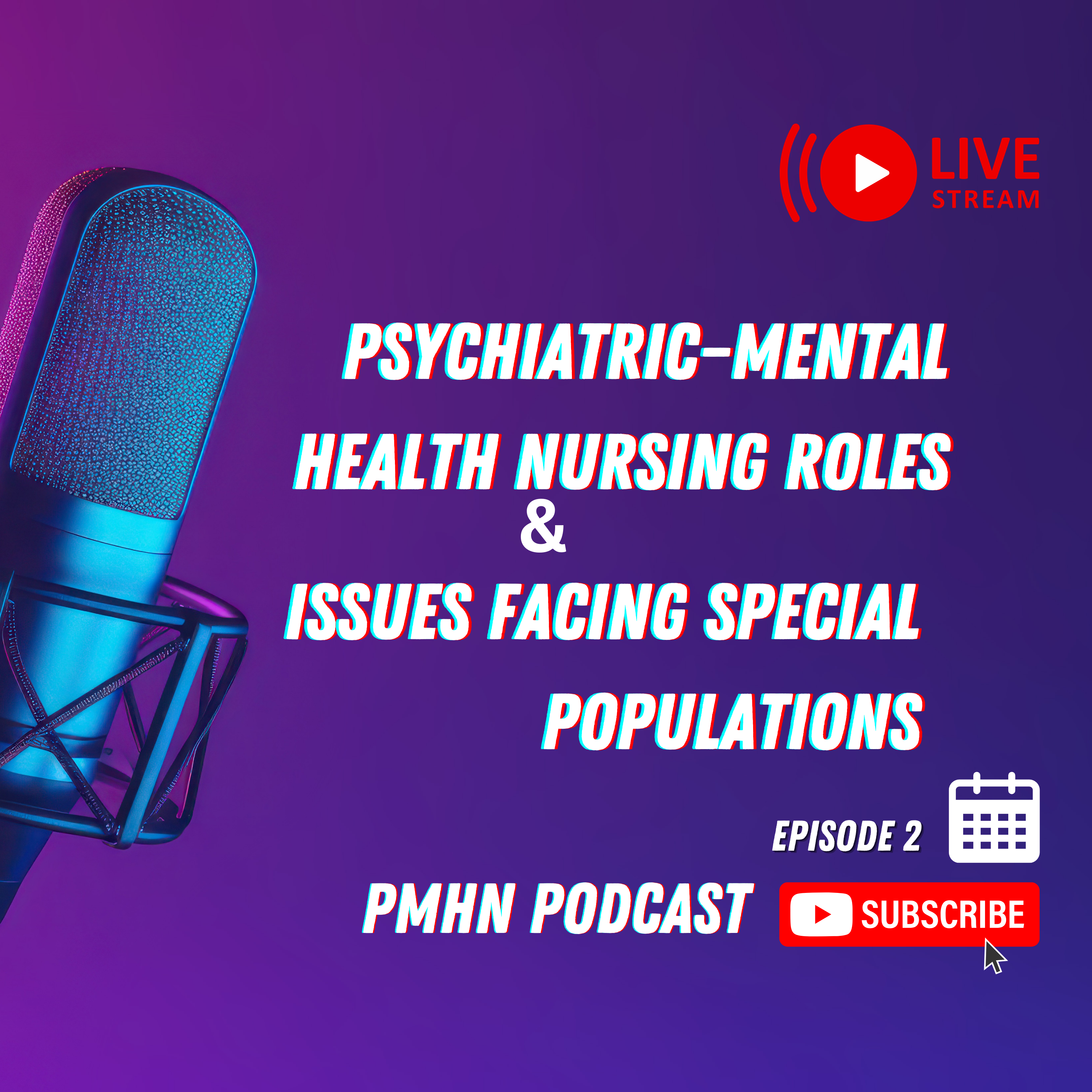 Psychiatric mental health nursing roles and issues facing special populations episode artwork