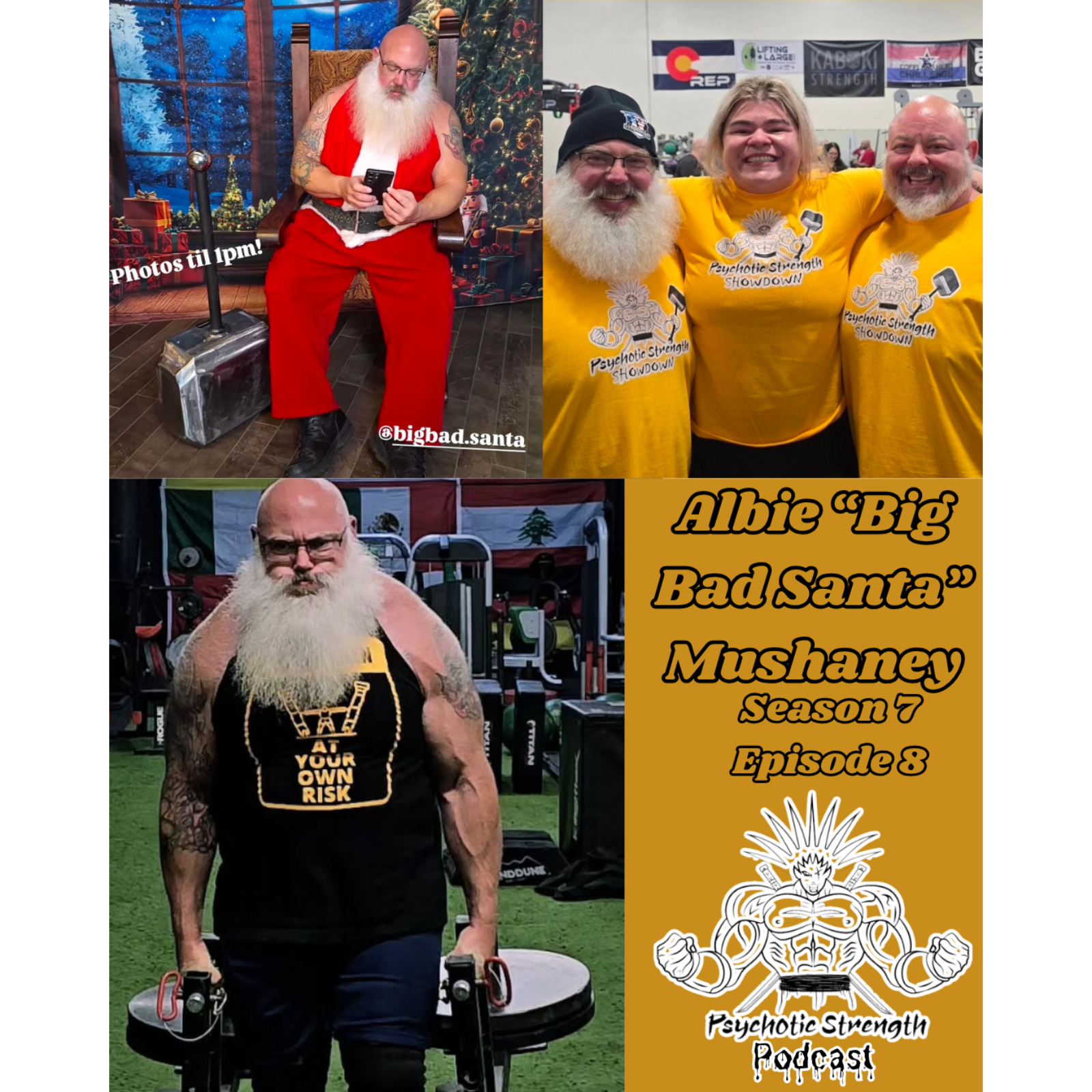 Albie it was "Big Bad Santa" episode artwork