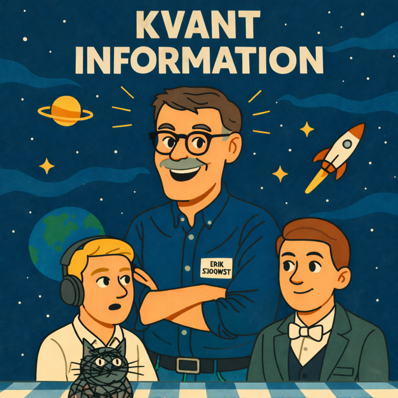#7 - Kvantinformation bortom kvantdatorer med Erik Sjöqvist episode artwork