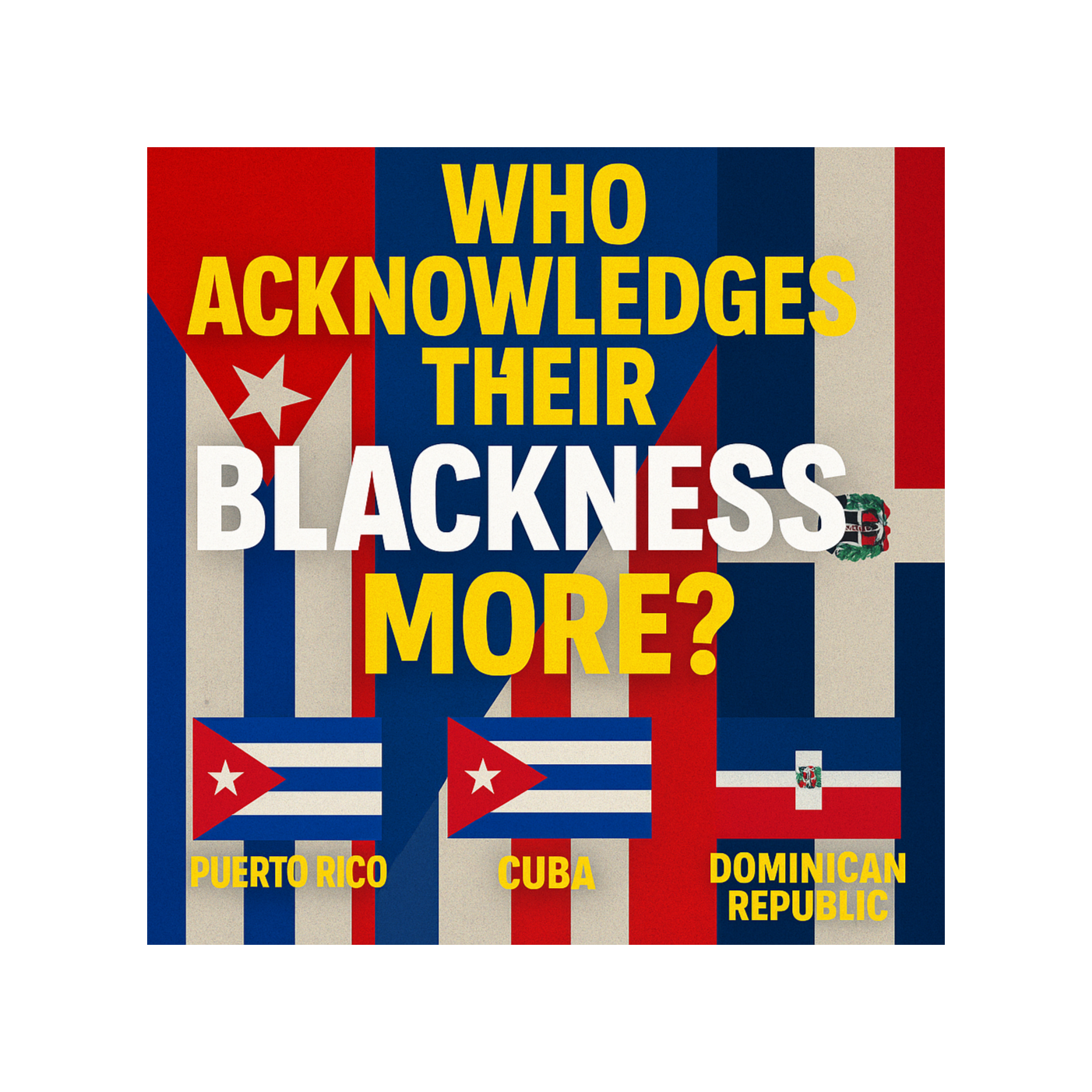 Who acknowledges their blackness more?
