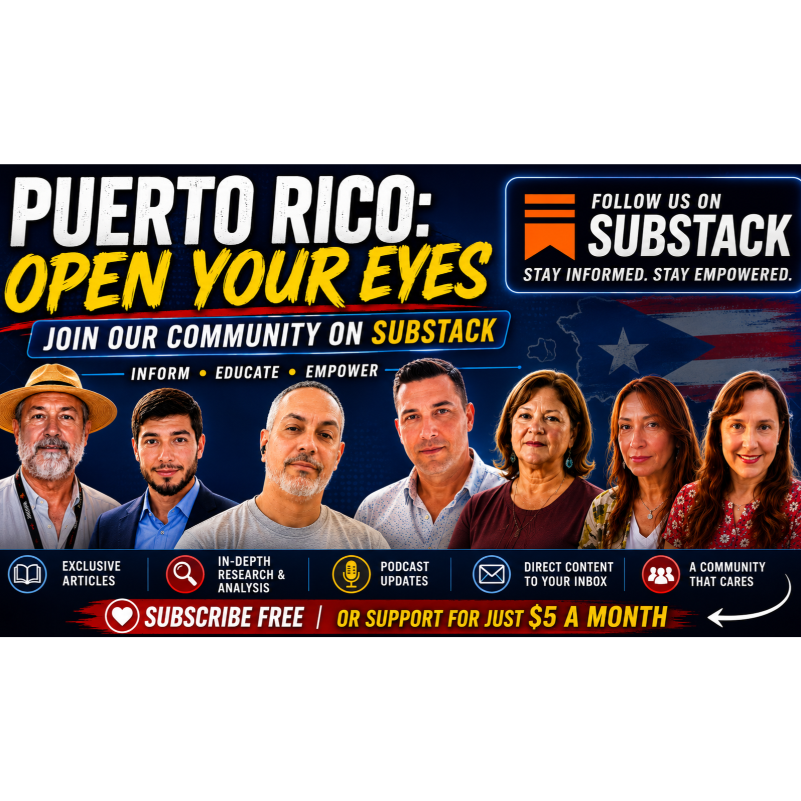Puerto Rico Open Your Eyes - Join the movement 