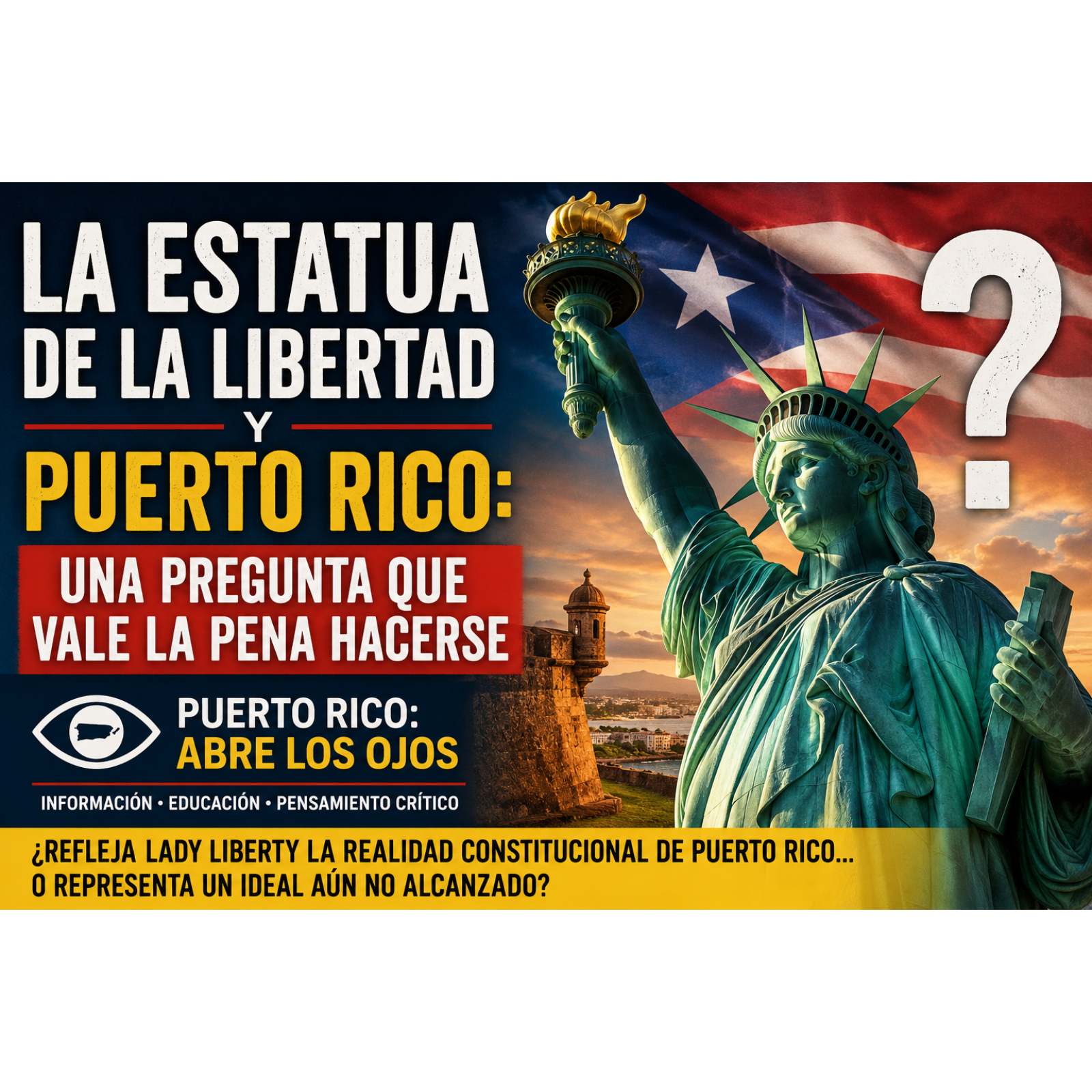 Representa realmente la Estatua de la Libertad a Puerto Rico?