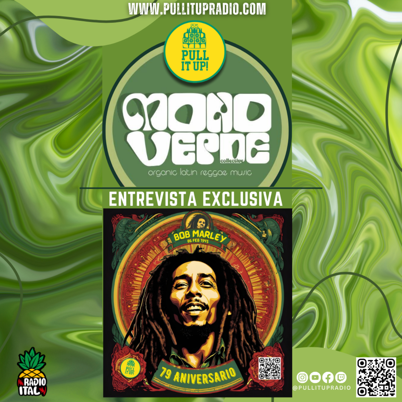 Aniversario #79 del rey del reggae Bob Marley y desde Denver Mono Verde- T.2 Episodio #6 episode artwork