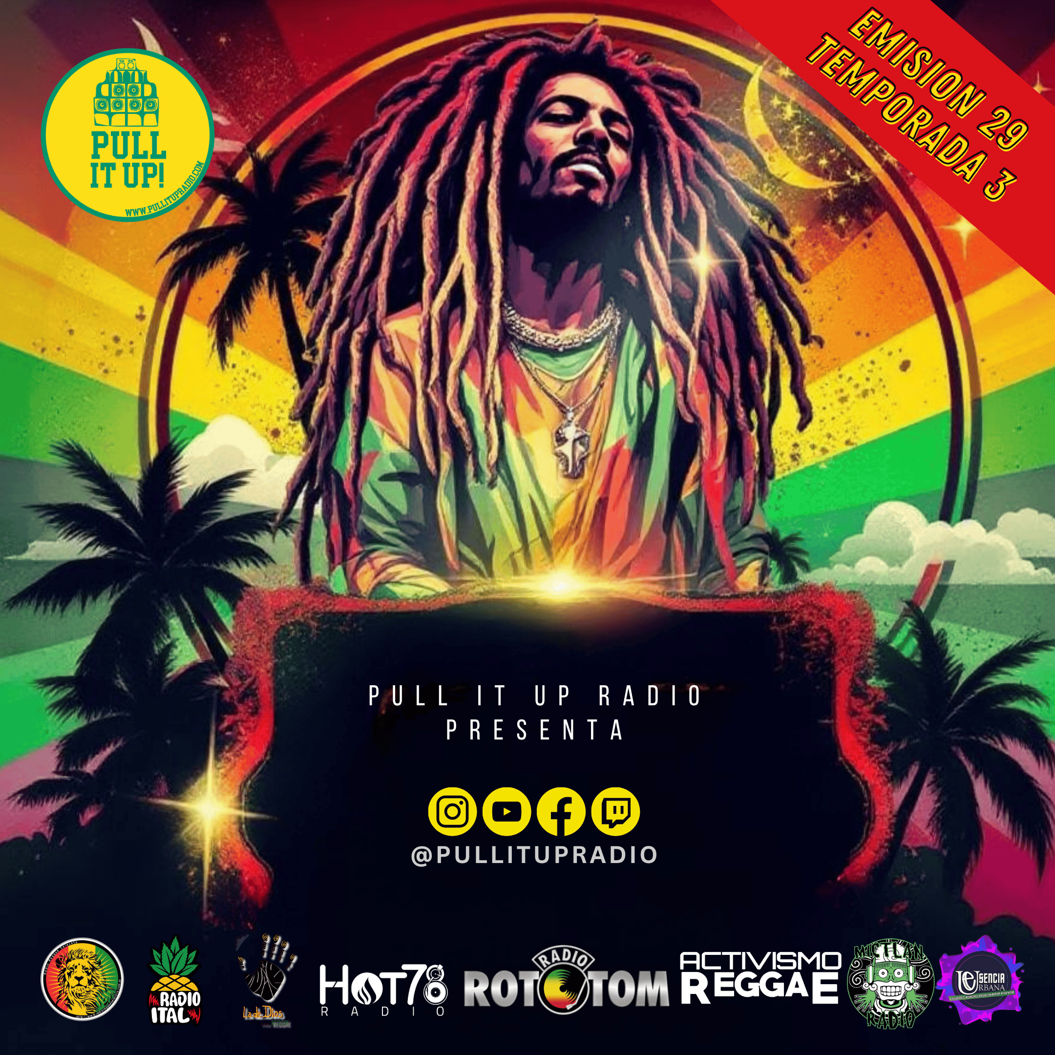 PULL IT UP RADIO – EMISIÓN 29 - ¡El reggae no para y sigue sonando fuerte! episode artwork