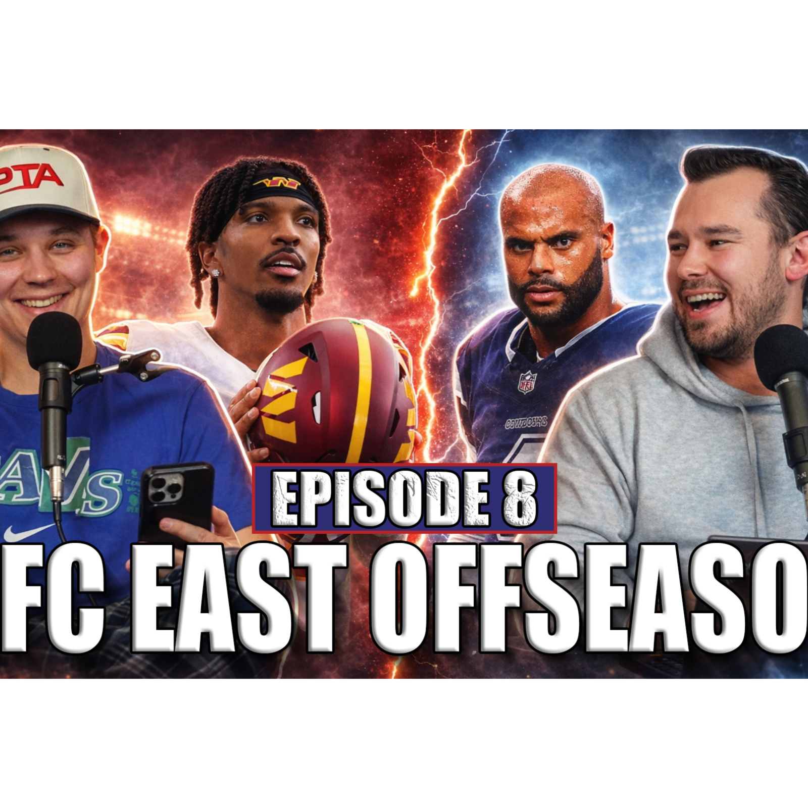NFC/AFC East Offseason Plans | Free Agency | 2026 NFL Mock Draft 23-32 and More! episode artwork
