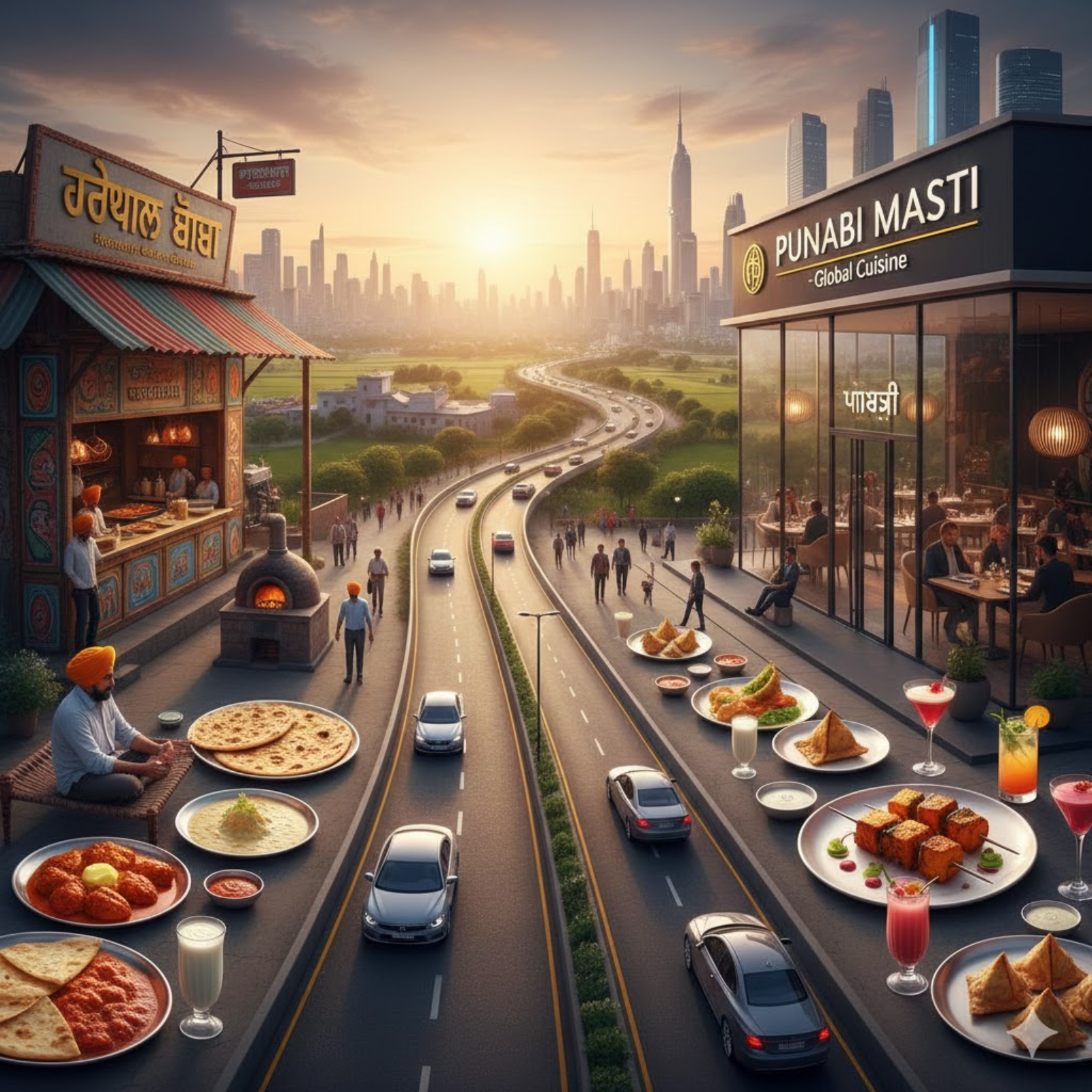 ਪੰਜਾਬੀ ਪਕਵਾਨ: ਢਾਬੇ ਤੋਂ ਵਿਸ਼ਵ ਪ੍ਰਸਿੱਧੀ ਤੱਕ ਦਾ ਸਫ਼ਰ