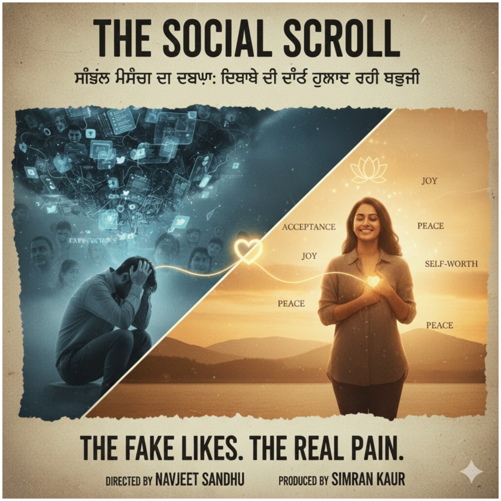 ਸੋਸ਼ਲ ਮੀਡੀਆ ਦਾ  ਦਬਾਅ: ਦਿਖਾਵੇ ਦੀ ਦੌੜ ਵਿੱਚ ਗੁਆਚ ਰਹੀ ਖੁਸ਼ੀ