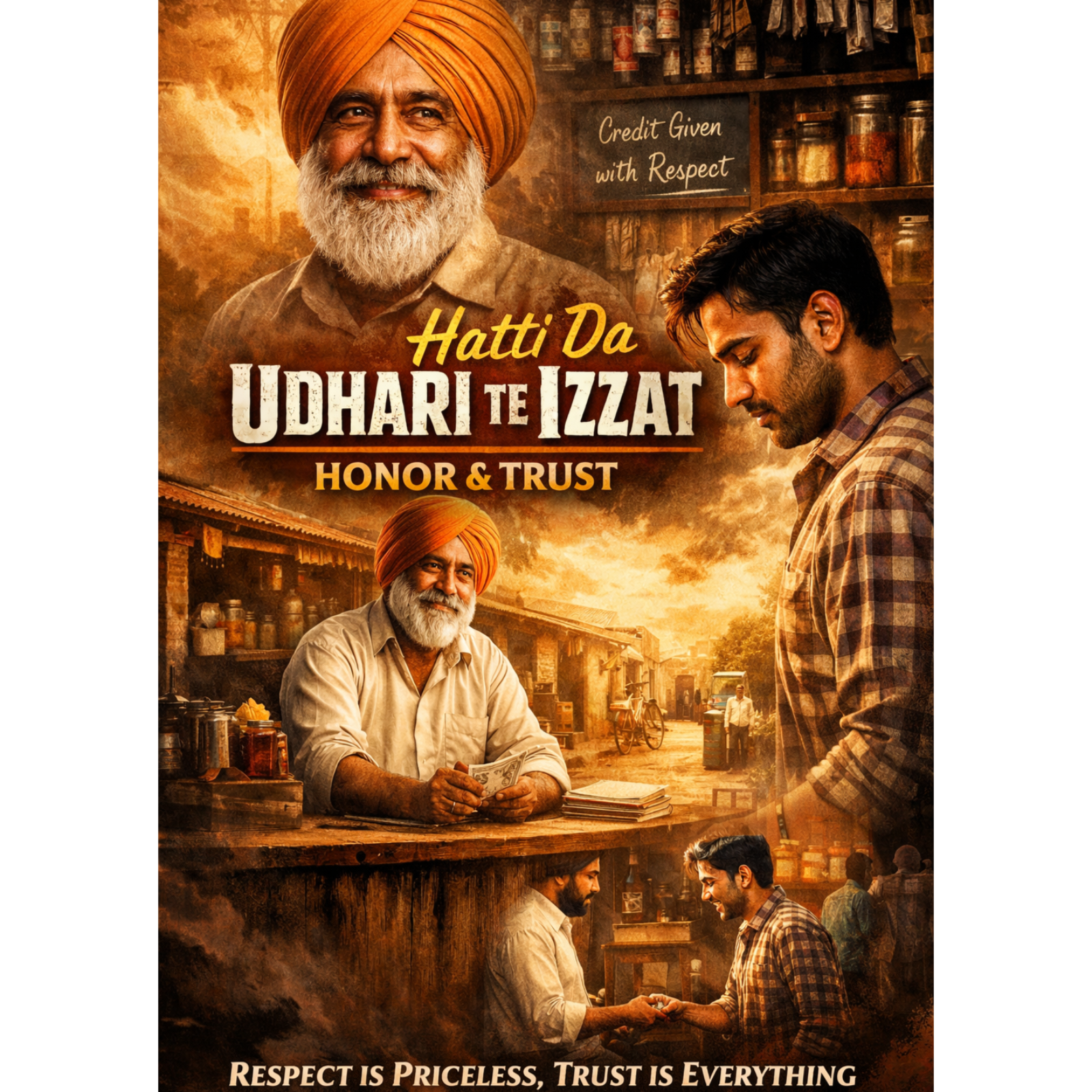 ਹੱਟੀ ਦਾ ਉਧਾਰ ਤੇ ਇਜ਼ਤ