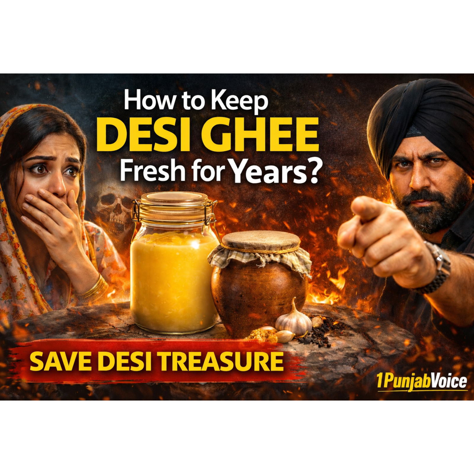 ਦੇਸੀ ਘਿਓ ਨੂੰ ਸਾਲਾਂ ਤੱਕ ਤਾਜ਼ਾ ਕਿਵੇਂ ਰੱਖੀਏ?How to Keep Desi Ghee Fresh for Years