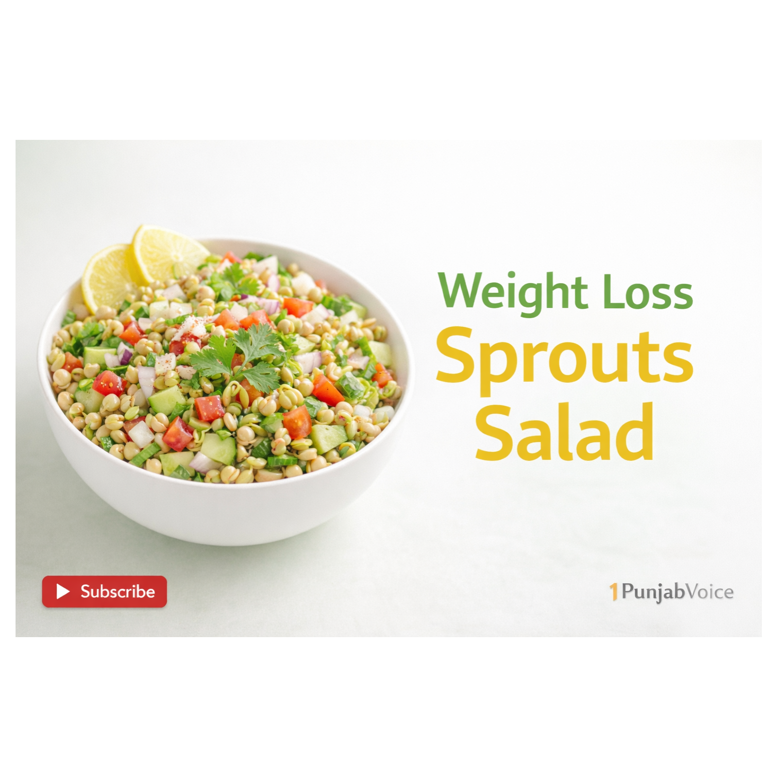 Healthy Sprouts Salad Recipe | Weight Loss