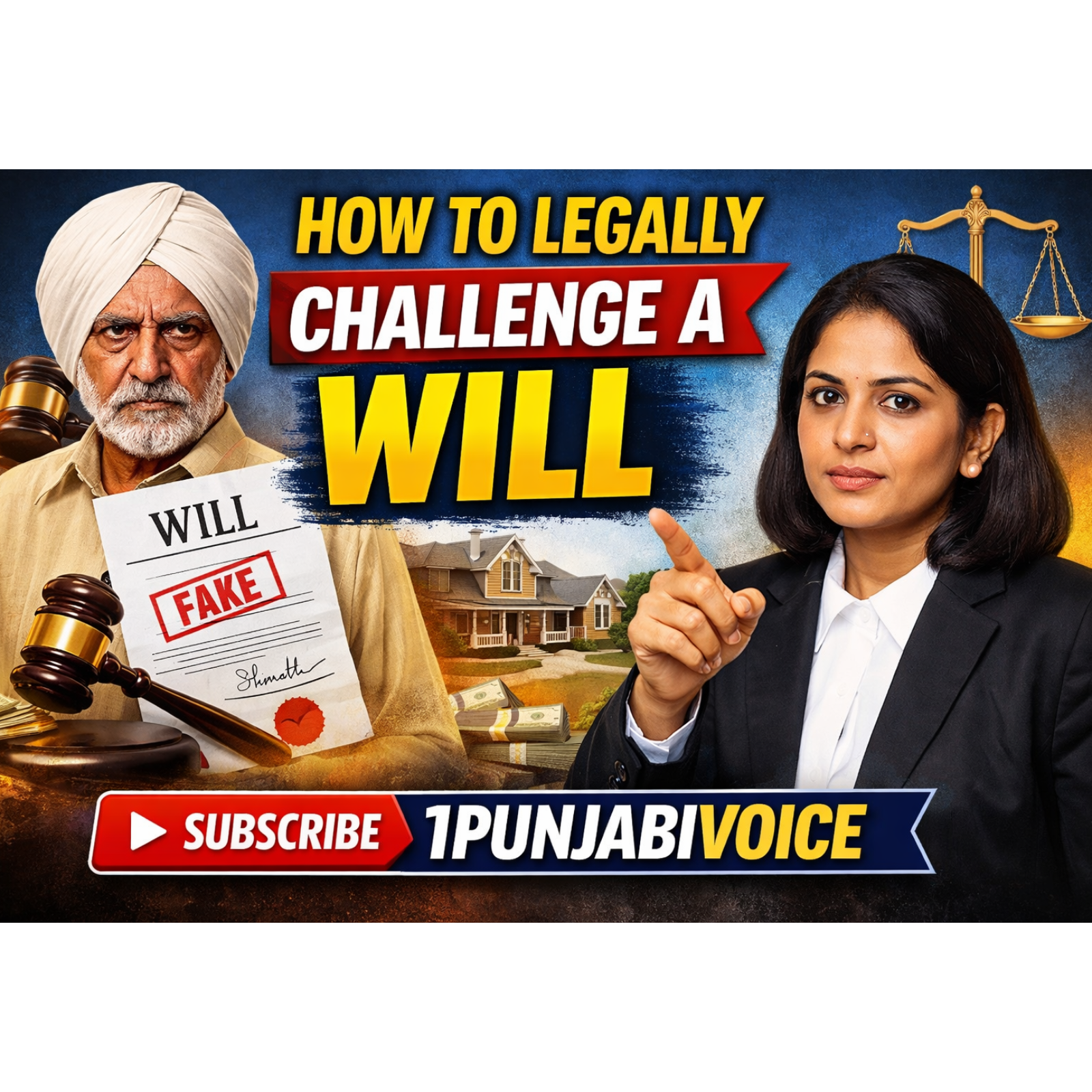 ਵਸੀਅਤ  ਨੂੰ ਕਿਵੇਂ ਚੁਣੌਤੀ ਦਿੱਤੀ ਜਾ ਸਕਦੀ ਹੈ? How to legally challenge a Will in India