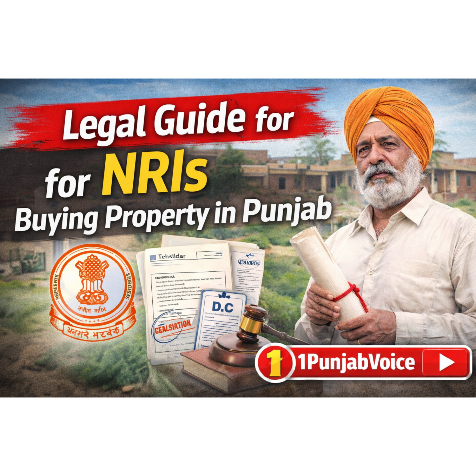 ਜਾਇਦਾਦ ਦੇ ਕਾਨੂੰਨ ਆਸਾਨ ਭਾਸ਼ਾ ਵਿੱਚ ਸਮਝੋ – 1PUNJABIVOICE ਨੂੰ ਹੁਣੇ Subscribe ਕਰੋ!