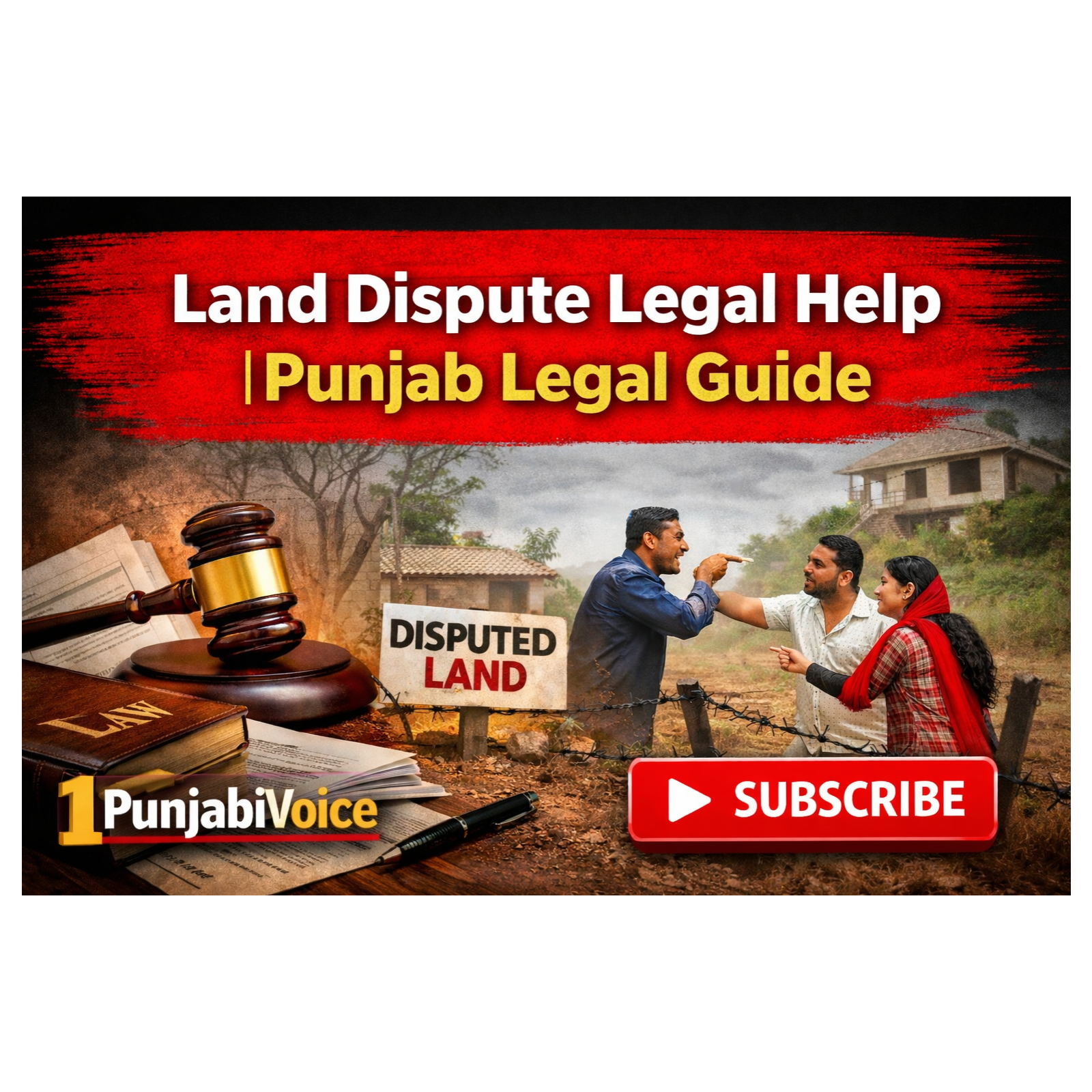ਜ਼ਮੀਨ ਵਿਵਾਦ ਤੋਂ ਕਿਵੇਂ ਬਚੀਏ? | Land Dispute Legal Help | Punjab Legal Guide